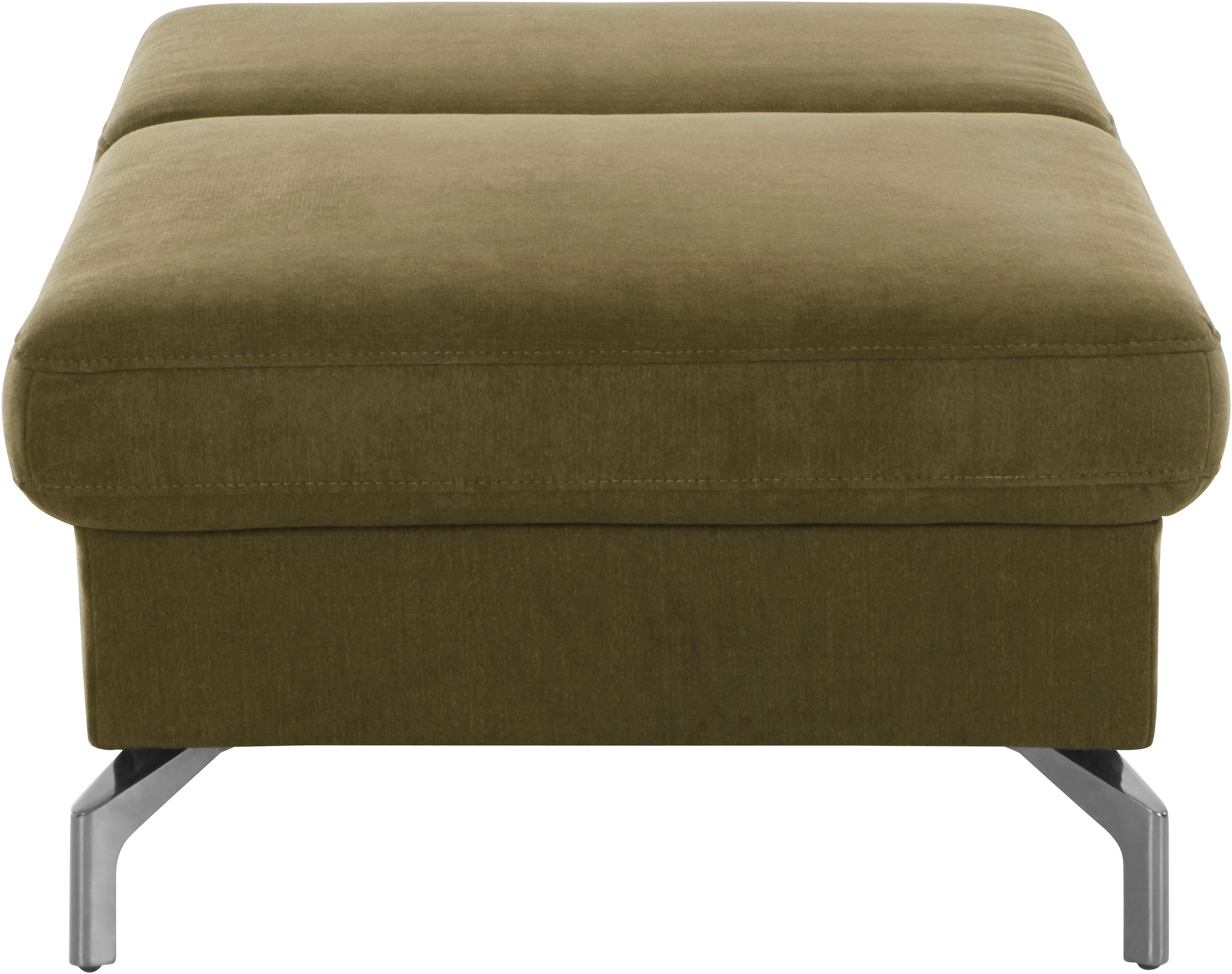 sit&more Hocker »Brisbane«, Fußhöhe 15 cm, mit Federkern und Klappfunktion