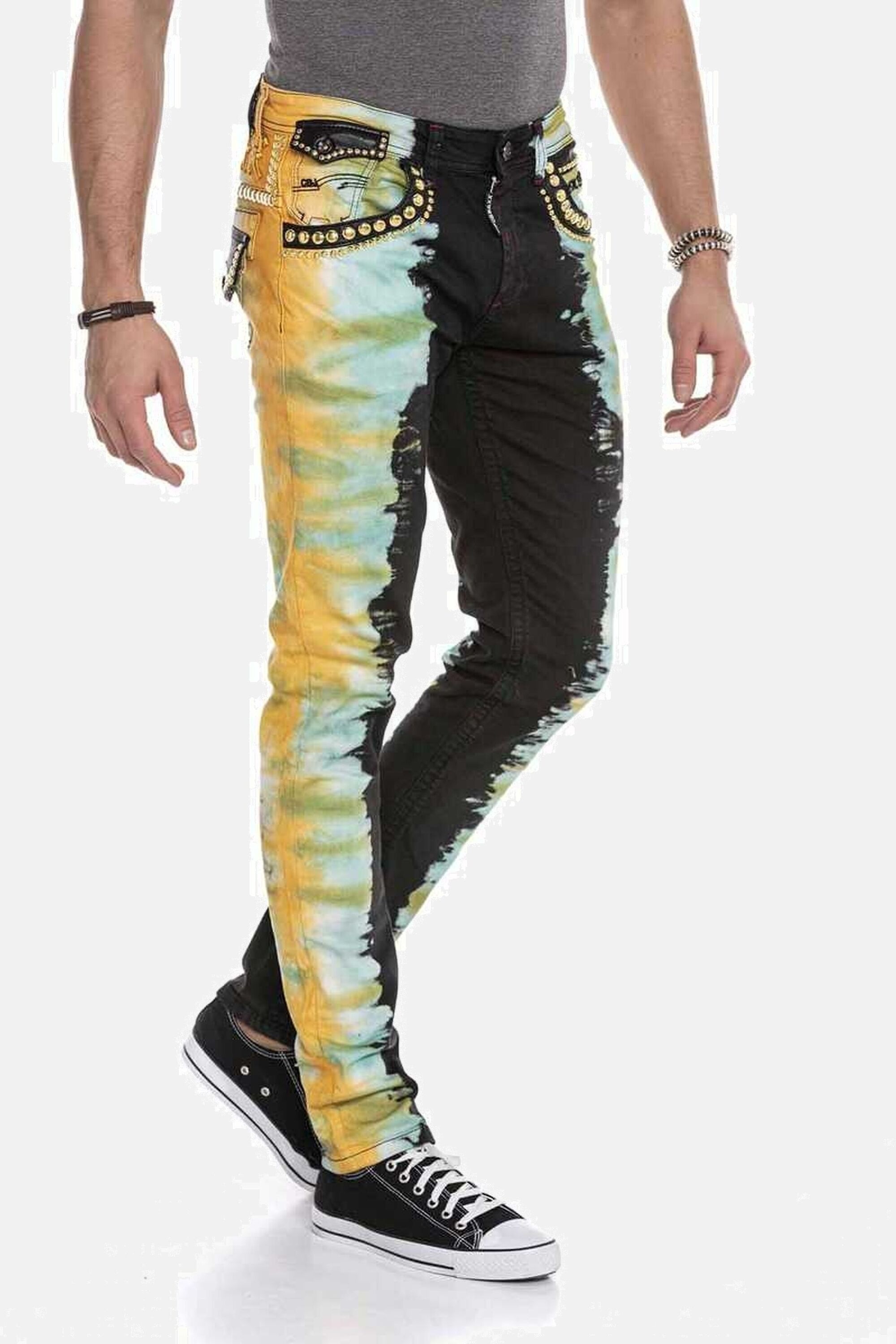 Cipo & Baxx 5-Pocket-Jeans »Jeans«, m extravaganten Look, CD664