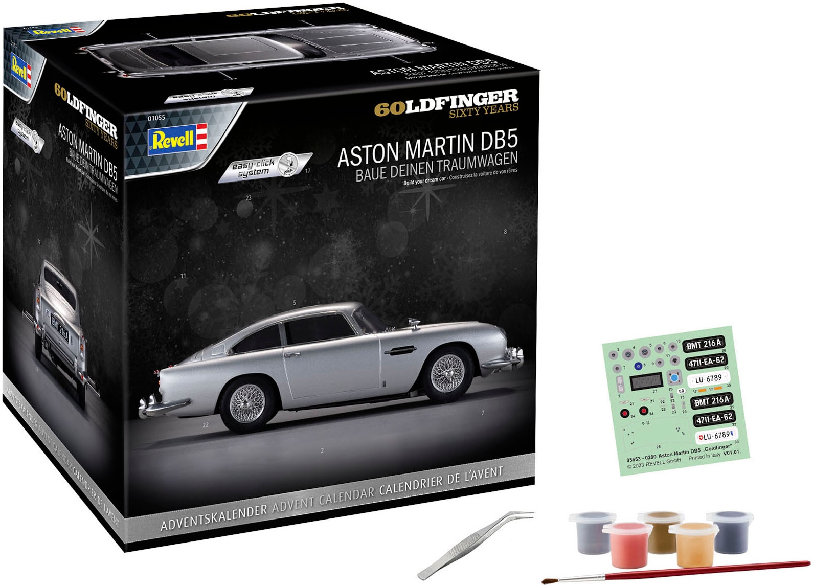 Revell® Spielzeug-Adventskalender »James Bond Aston Martin DB5«, ab 10 Jahren, Made in Europe