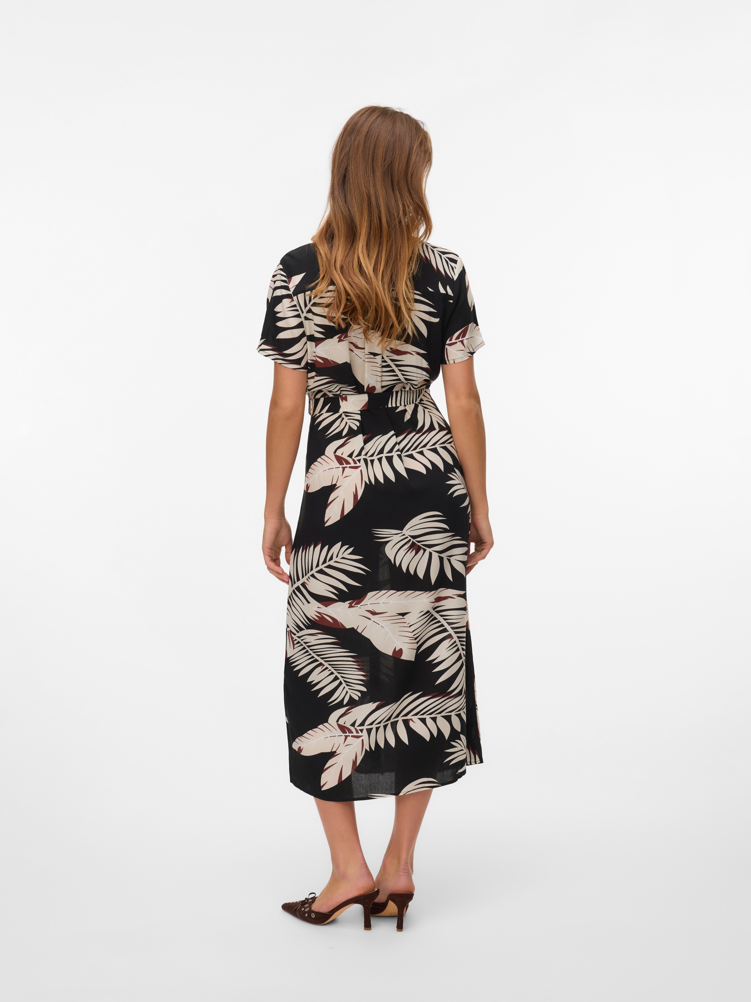 Vero Moda Hemdblusenkleid "VMEASY JOY S/S LONG SHIRT DRESS WVN GA" günstig online kaufen