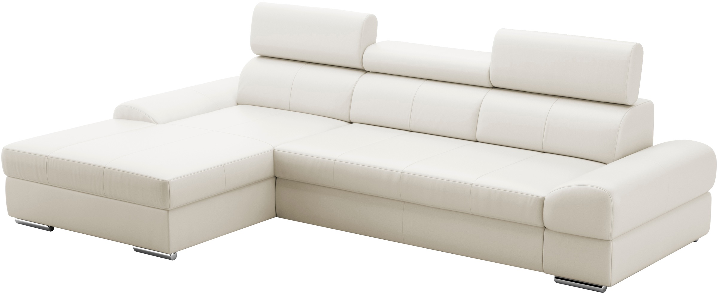 sit&more Ecksofa Broadway, mit verstellbaren Kopfteilen, wahlweise mit Bettfunktion