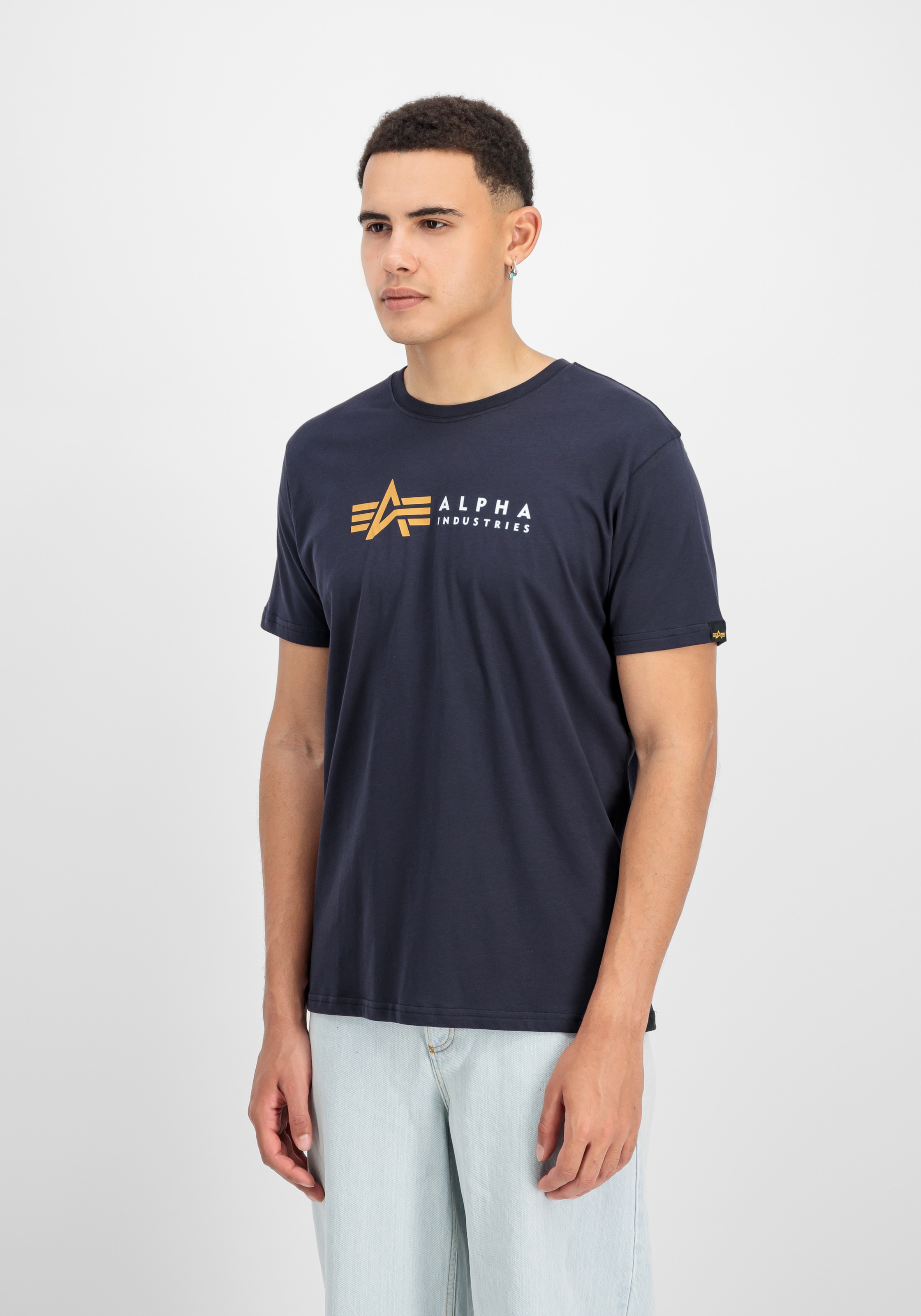 Alpha Industries Kurzarmshirt "Alpha Label T" günstig online kaufen
