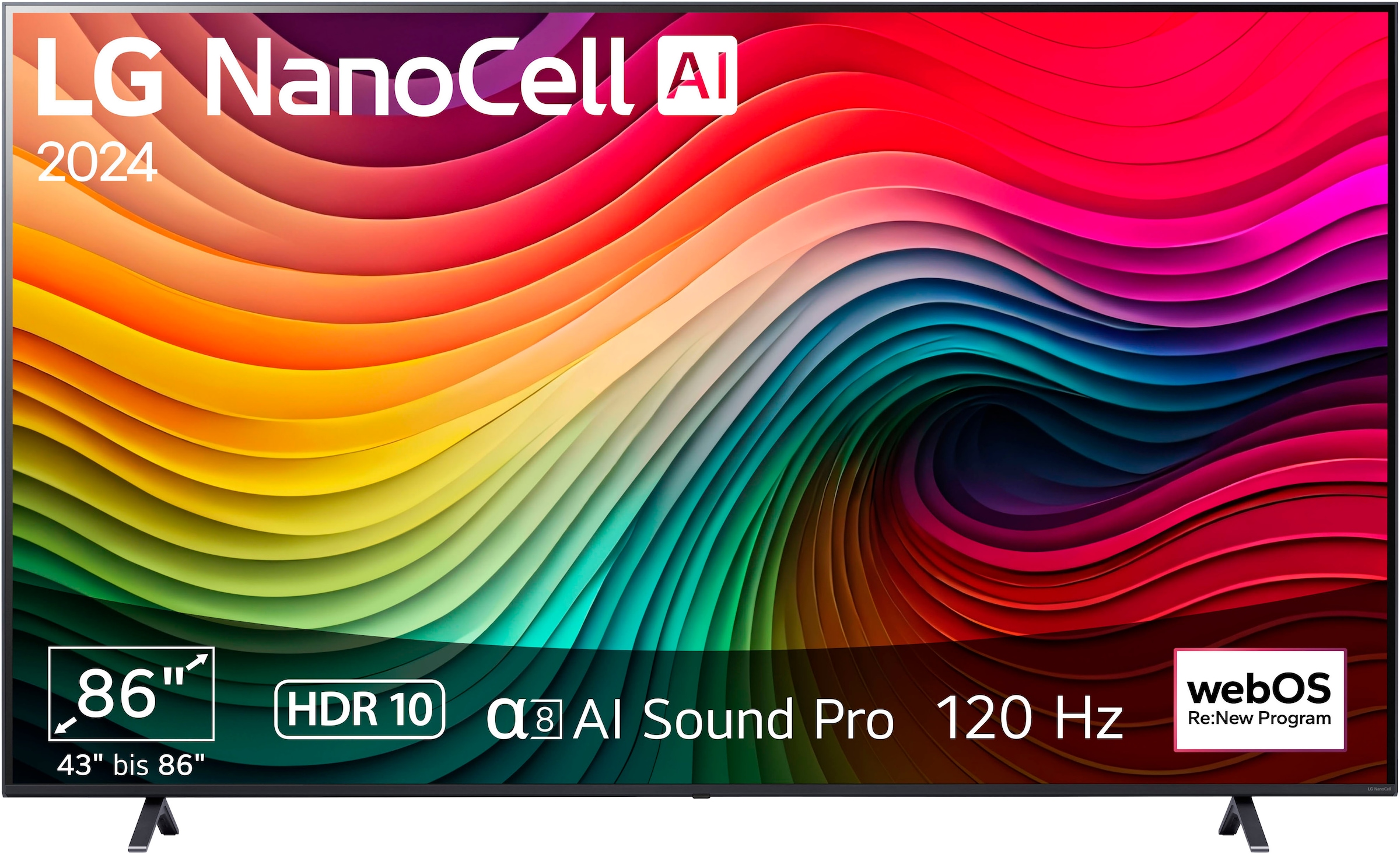 LG LED-Fernseher »86NANO81T6A« 4K Ultra H...