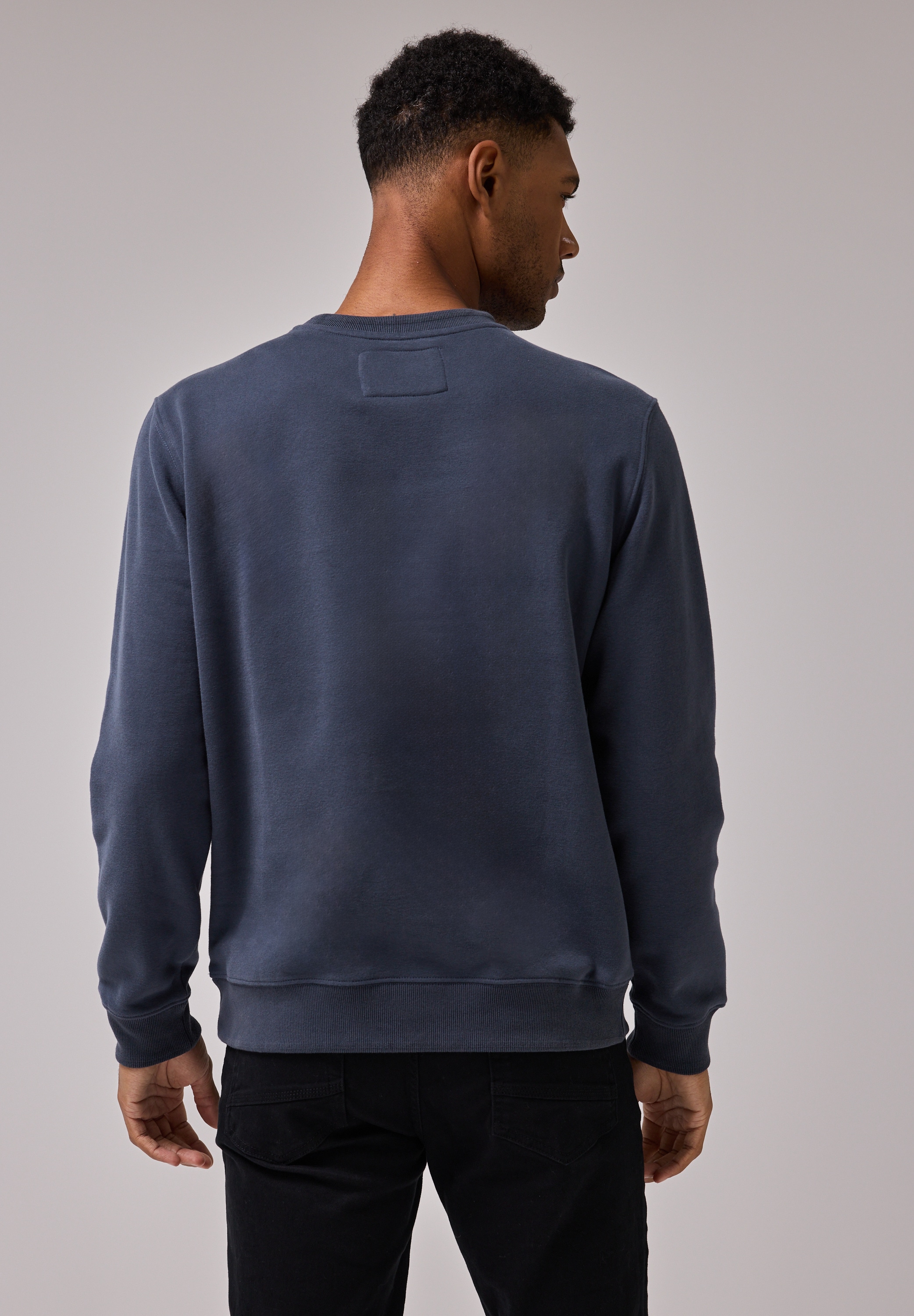 STREET ONE MEN Sweatshirt, im soften Baumwoll-Mix günstig online kaufen