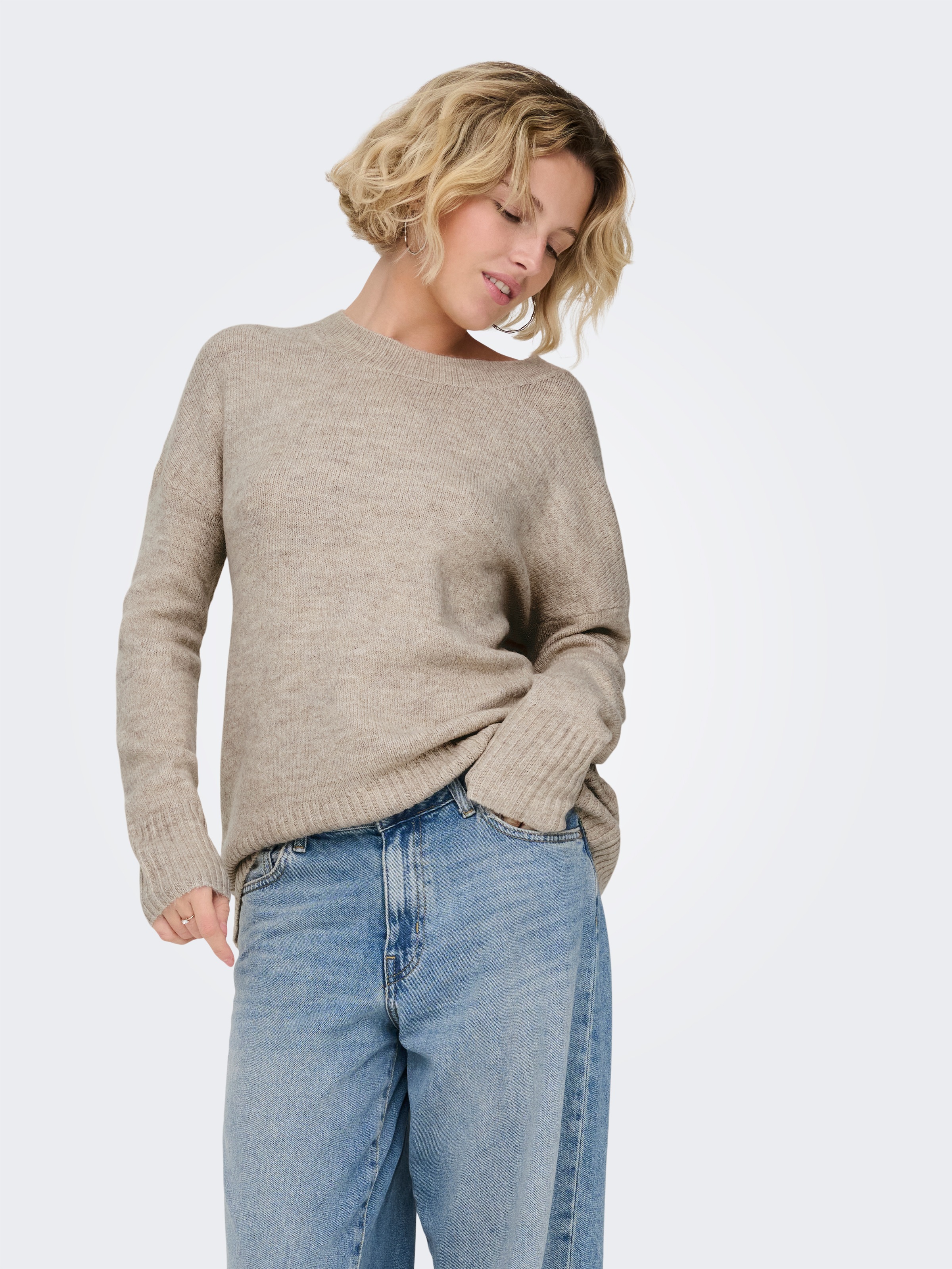 Thumbnail - ONLY Rundhalspullover "ONLNANJING L/S PULLOVER KNT NOOS"