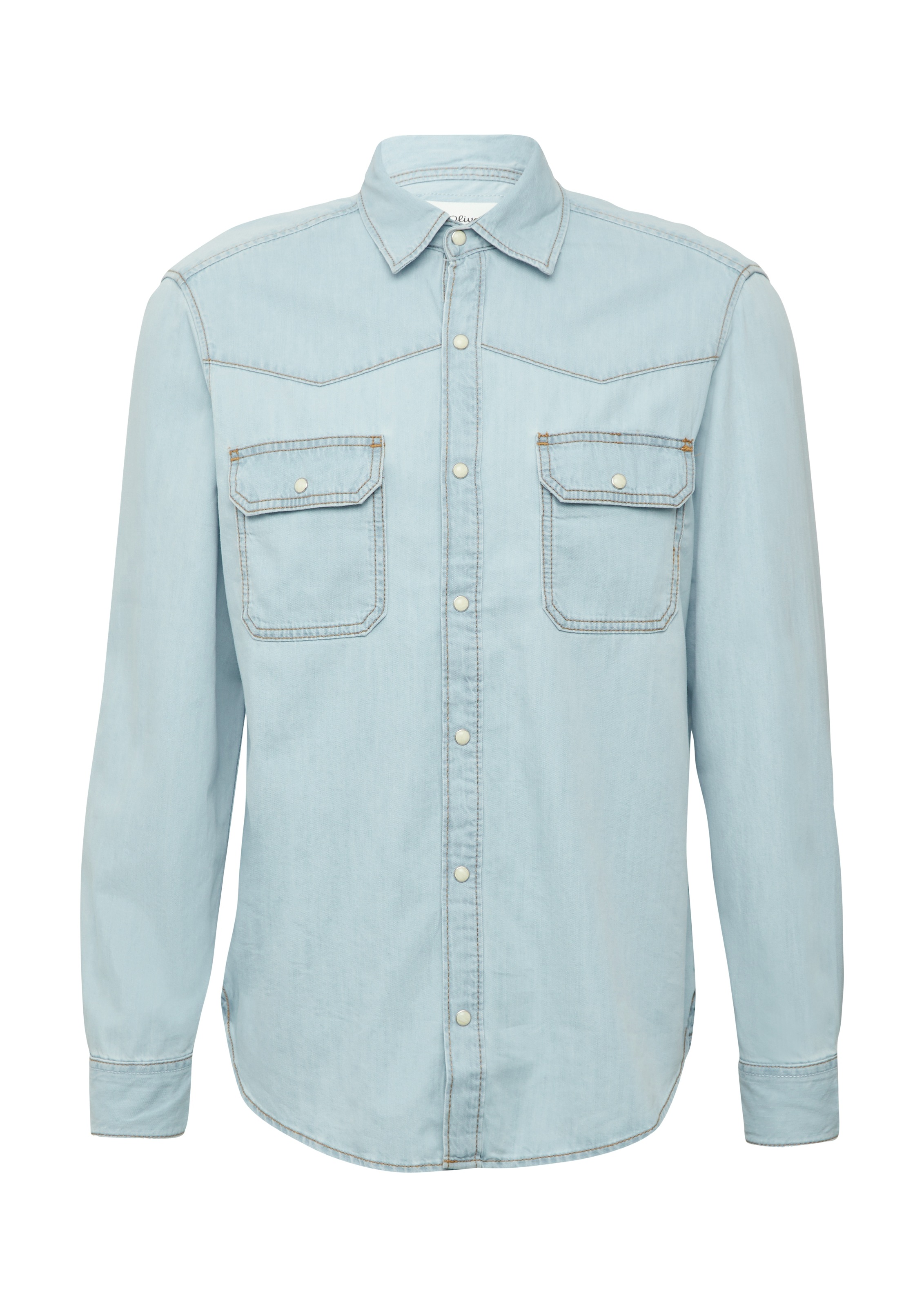 s.Oliver Jeanshemd, im Western-Stil