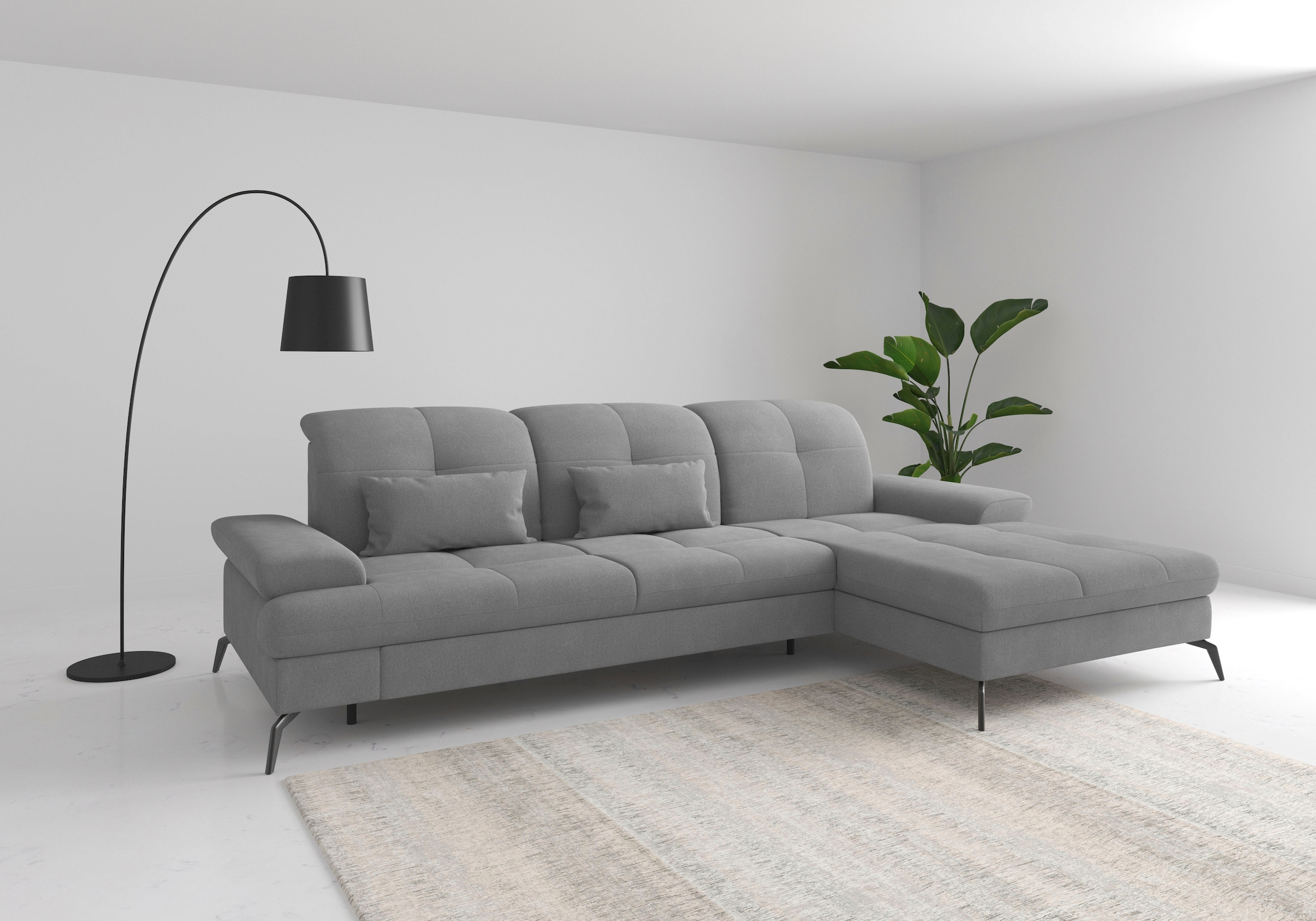 sit&more Ecksofa "Amica", inkl Sitztiefenverstellung und Armteilverstellung günstig online kaufen