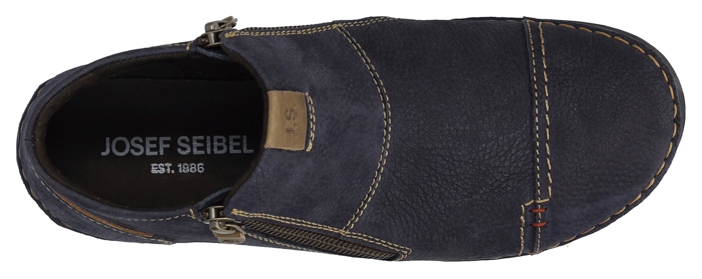 Josef Seibel Keilstiefelette »Fergey 46«, Boots, Komfortschuh mit Wechselfußbett aus Leder