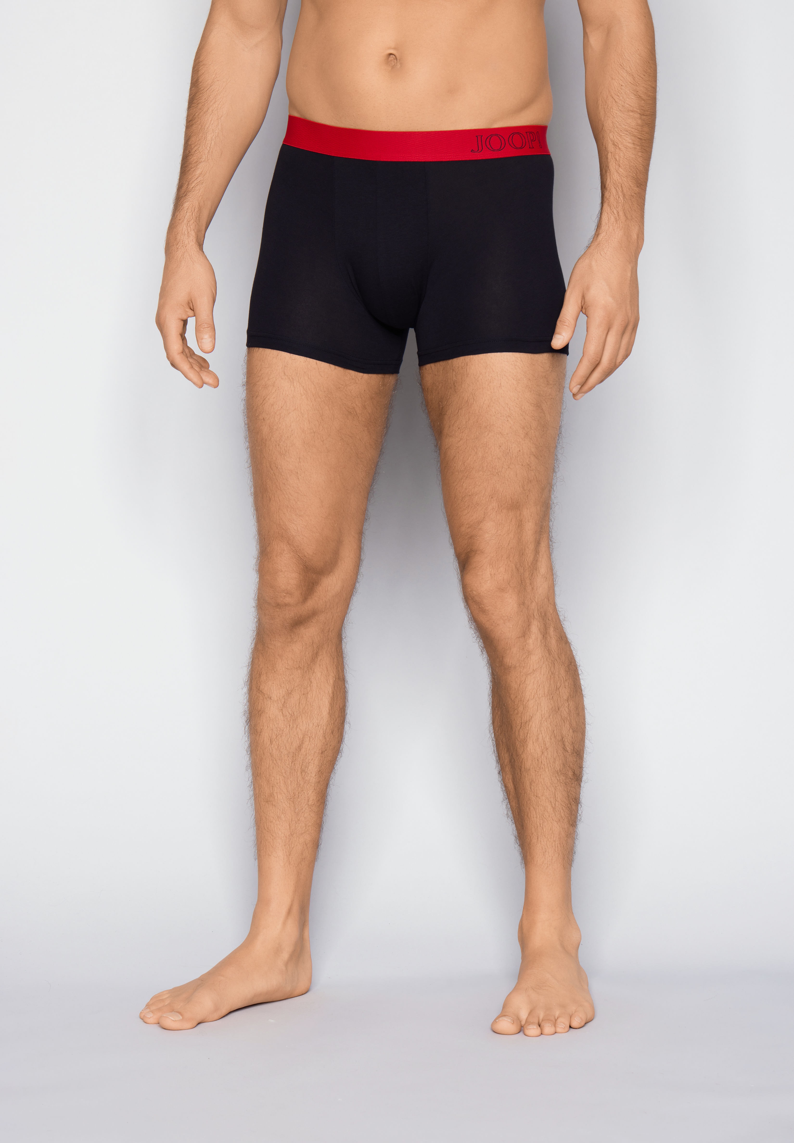 Thumbnail - JOOP Boxershorts "Everyday" 3er Pack, ohne Eingriffe, Cornflower-Design, elastischer Logobund