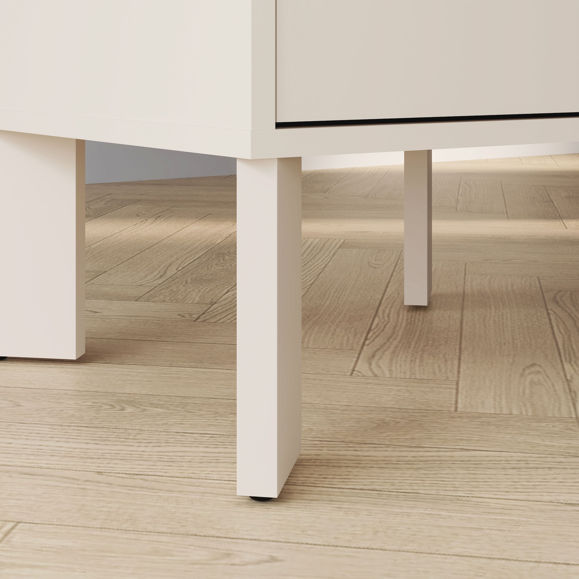 FORTE Nachtkommode »Tahoe Nachtkommode, grifflos, Schubkasten« B/H/T 48,2/47,5/41,4 cm