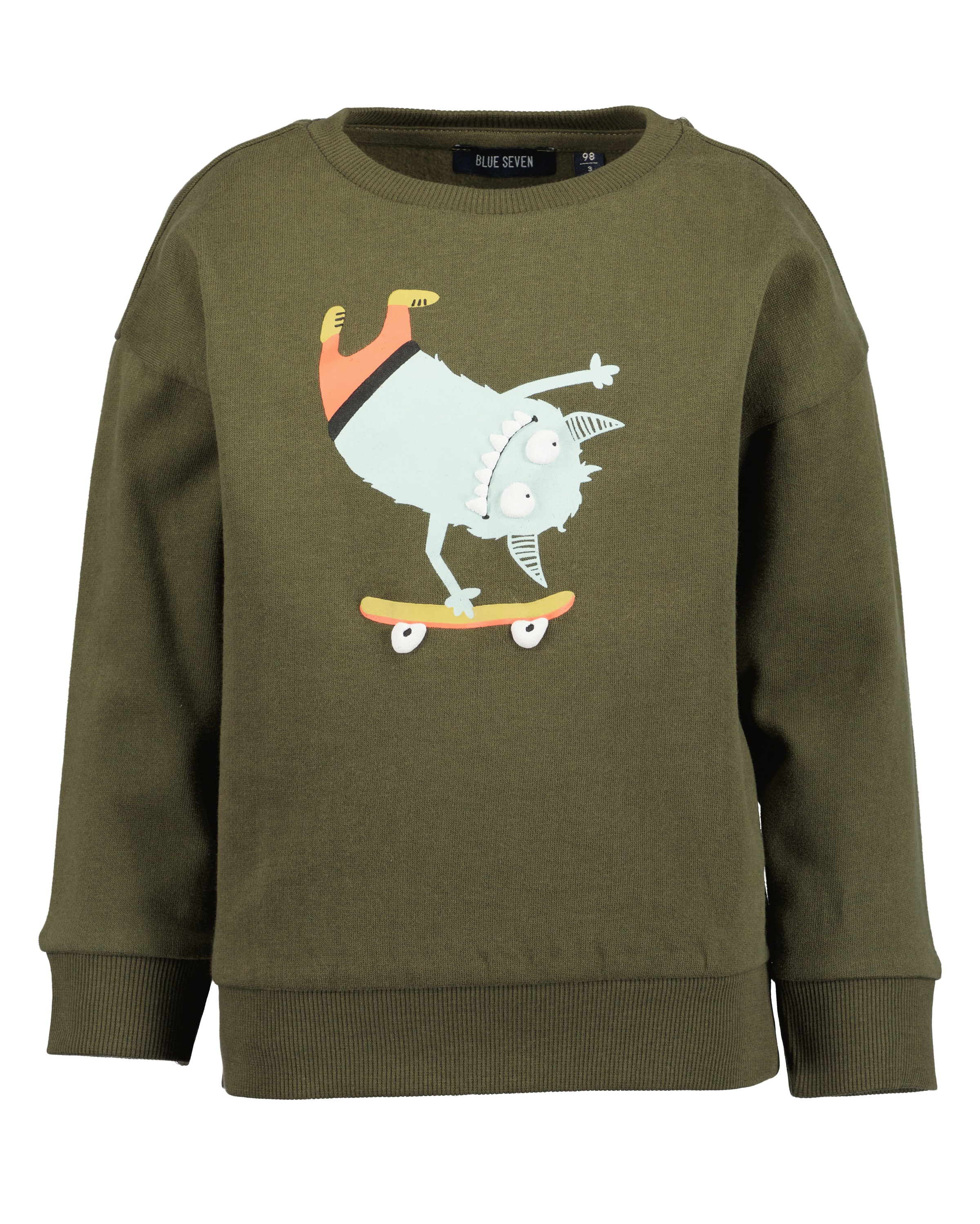 Blue Seven Sweatshirt, mit großem Frontmotiv