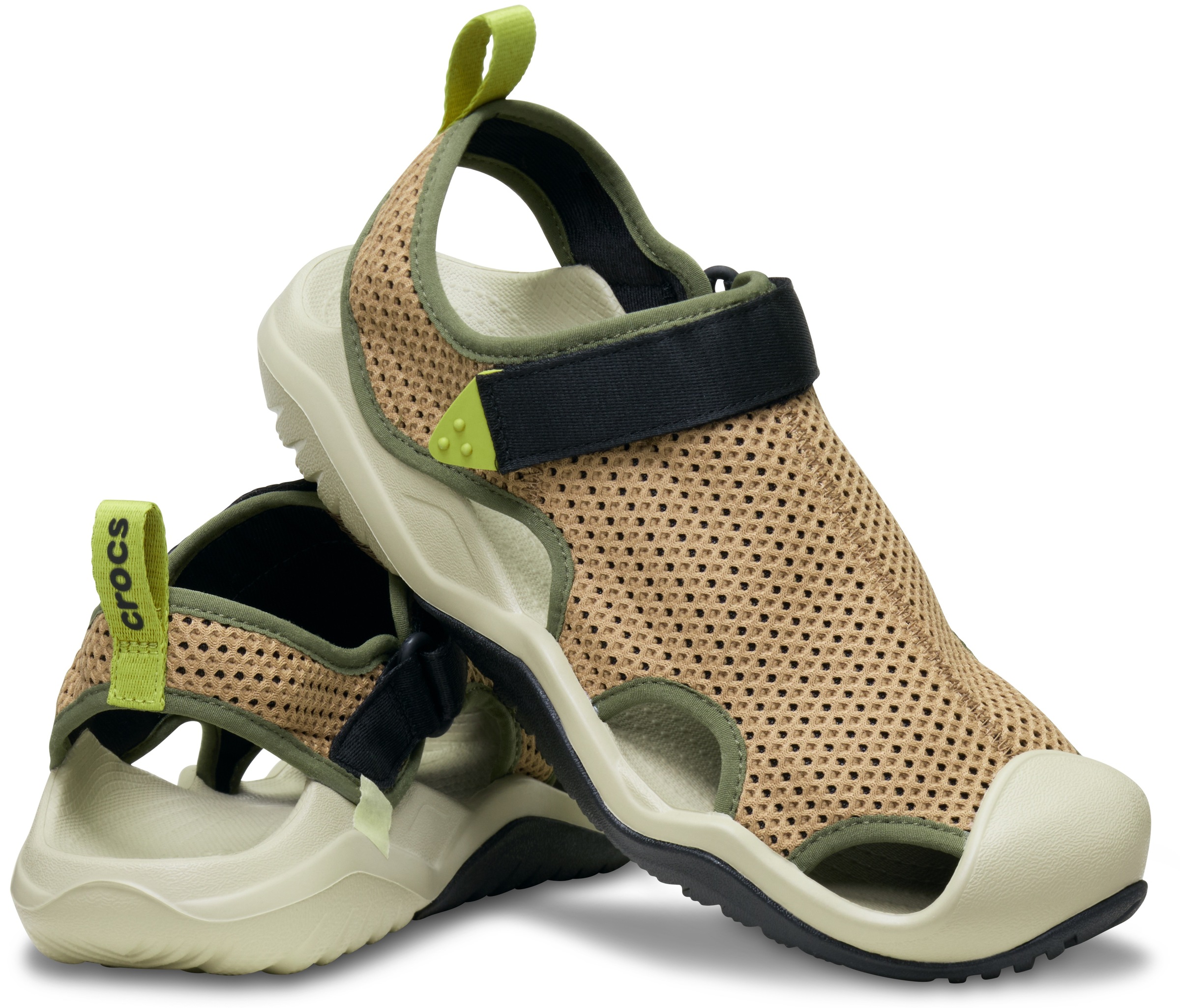 Crocs Badesandale "Swiftwater", Badeschuh, Wassersandale mit Klettverschlus günstig online kaufen
