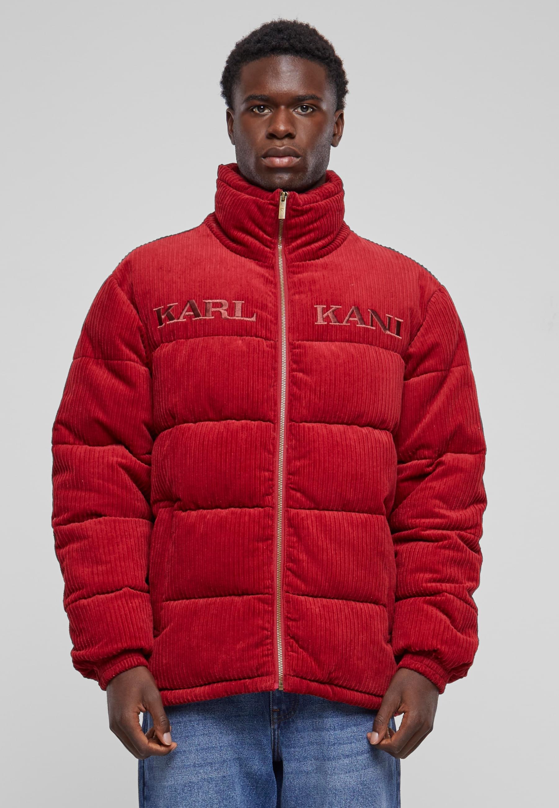 Karl Kani Winterjacke »Karl Kani Unisex KM233-038-1 KK Retro Corduroy Puffer Jacket«, (1 St.), ohne Kapuze
