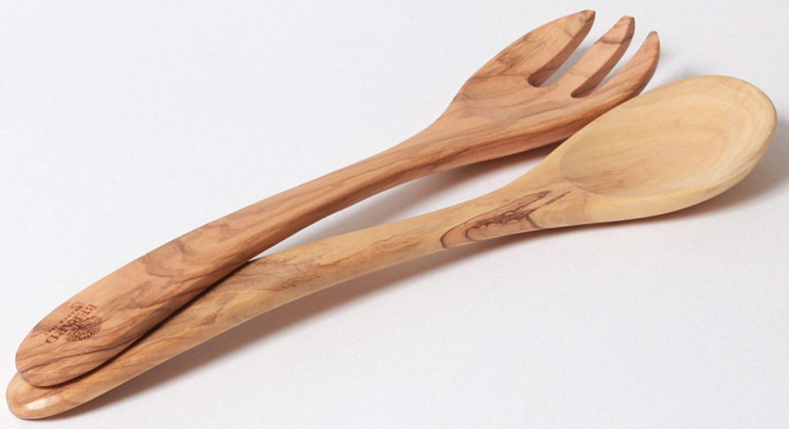 BERARD FRANCE 1892 Salatbesteck "Provencal" Olivenholz, 30 cm günstig online kaufen