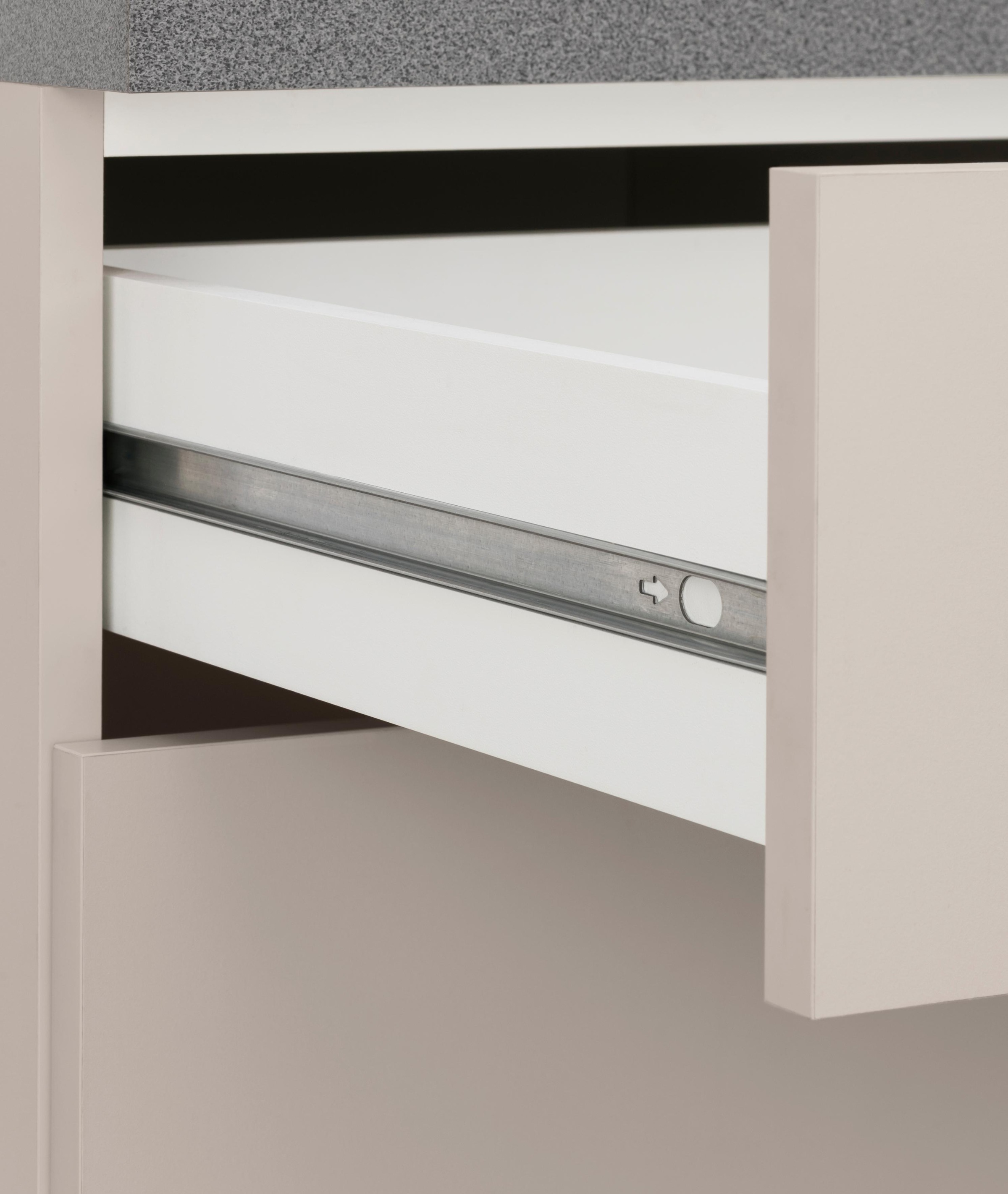 wiho Küchen Küchenzeile »Cali« mit E-Geräten und Kühl-Gefrierkombination, Breite 280 cm