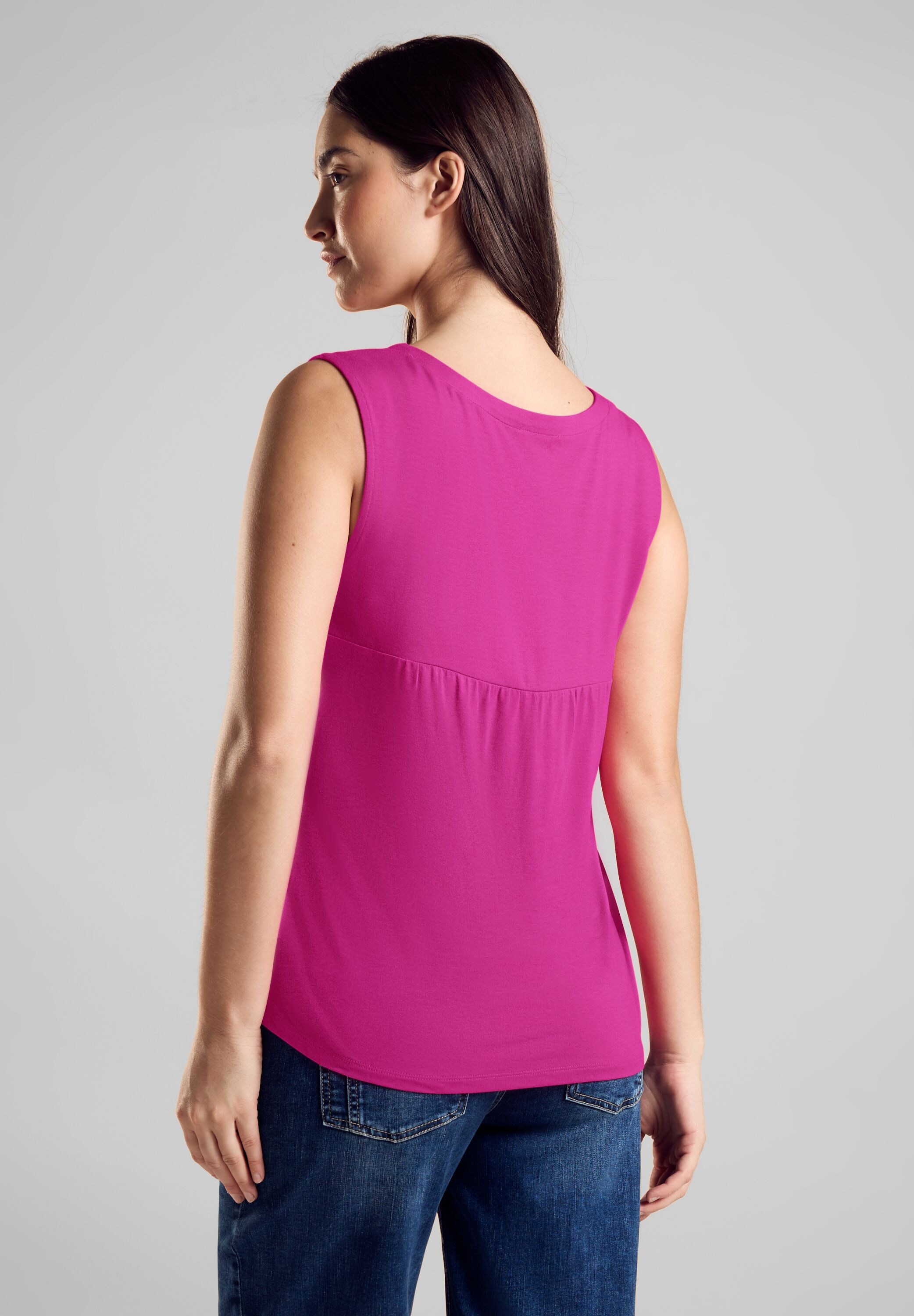 STREET ONE Tanktop, mit V-Ausschnitt