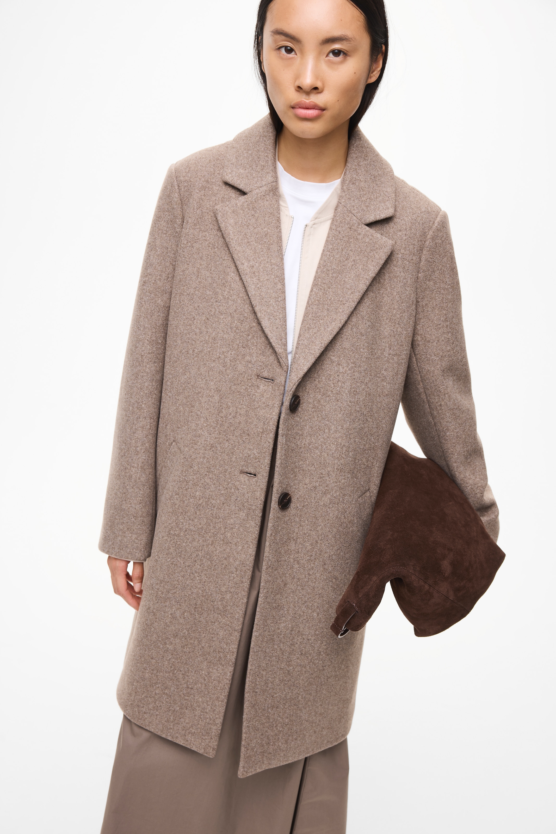 Vila Kurzmantel "VICLAUDIA BUTTON COAT - NOOS" günstig online kaufen