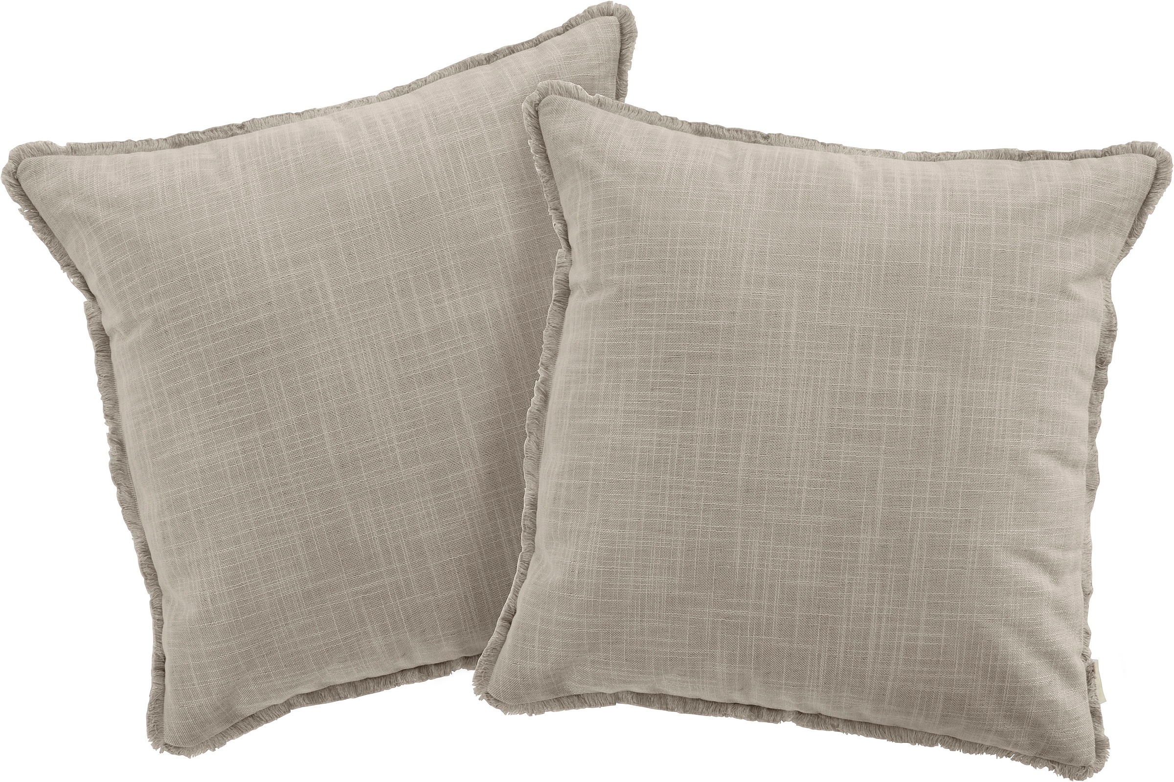 LeGer Home by Lena Gercke Kissenbezug "Marusha" Leinenoptik, 50x50 Dekokiss günstig online kaufen
