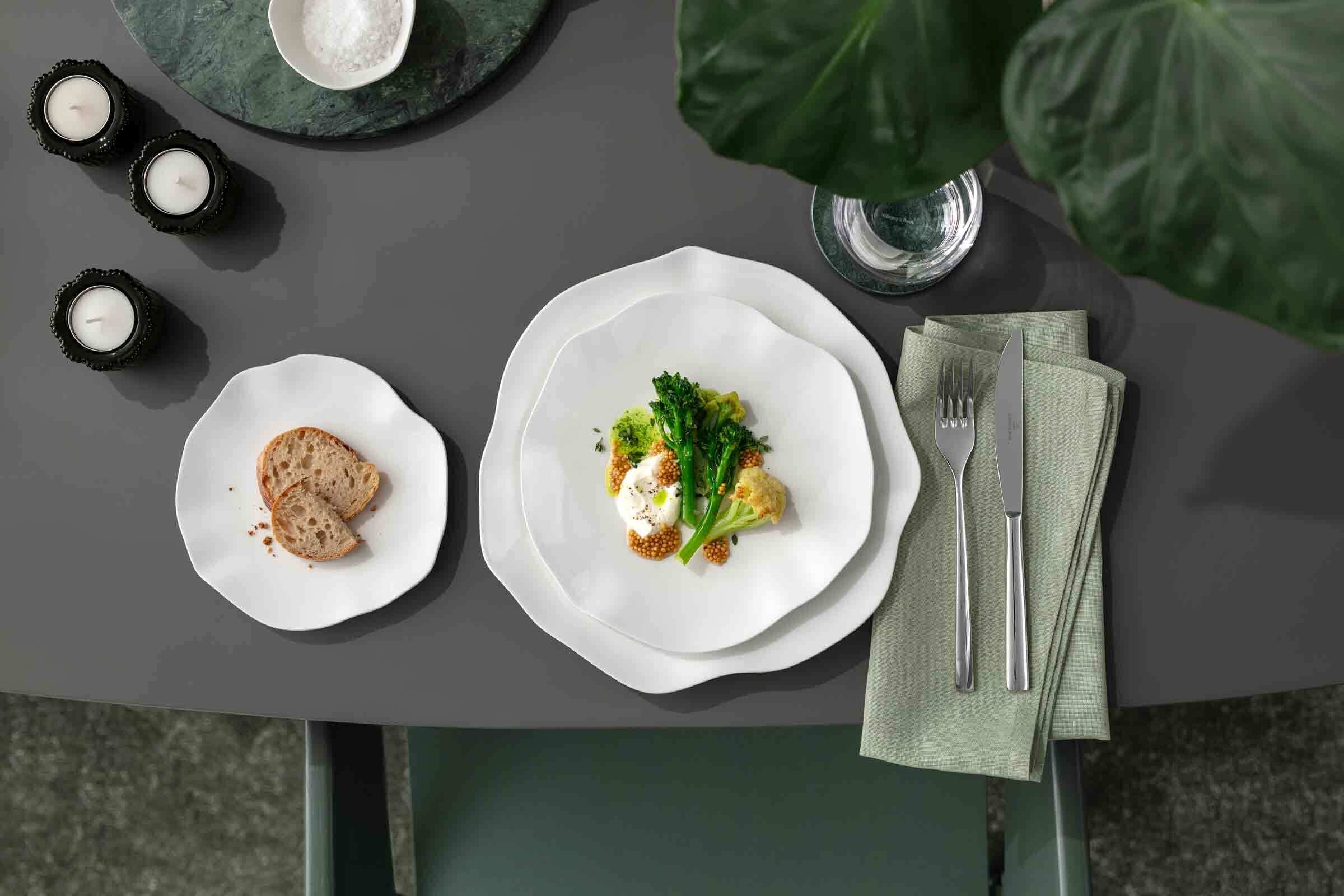 Villeroy & Boch Geschirr-Set »Basic-Set Pura 6er Set weiß« Spülmaschinenfest, Mikrowellensicher