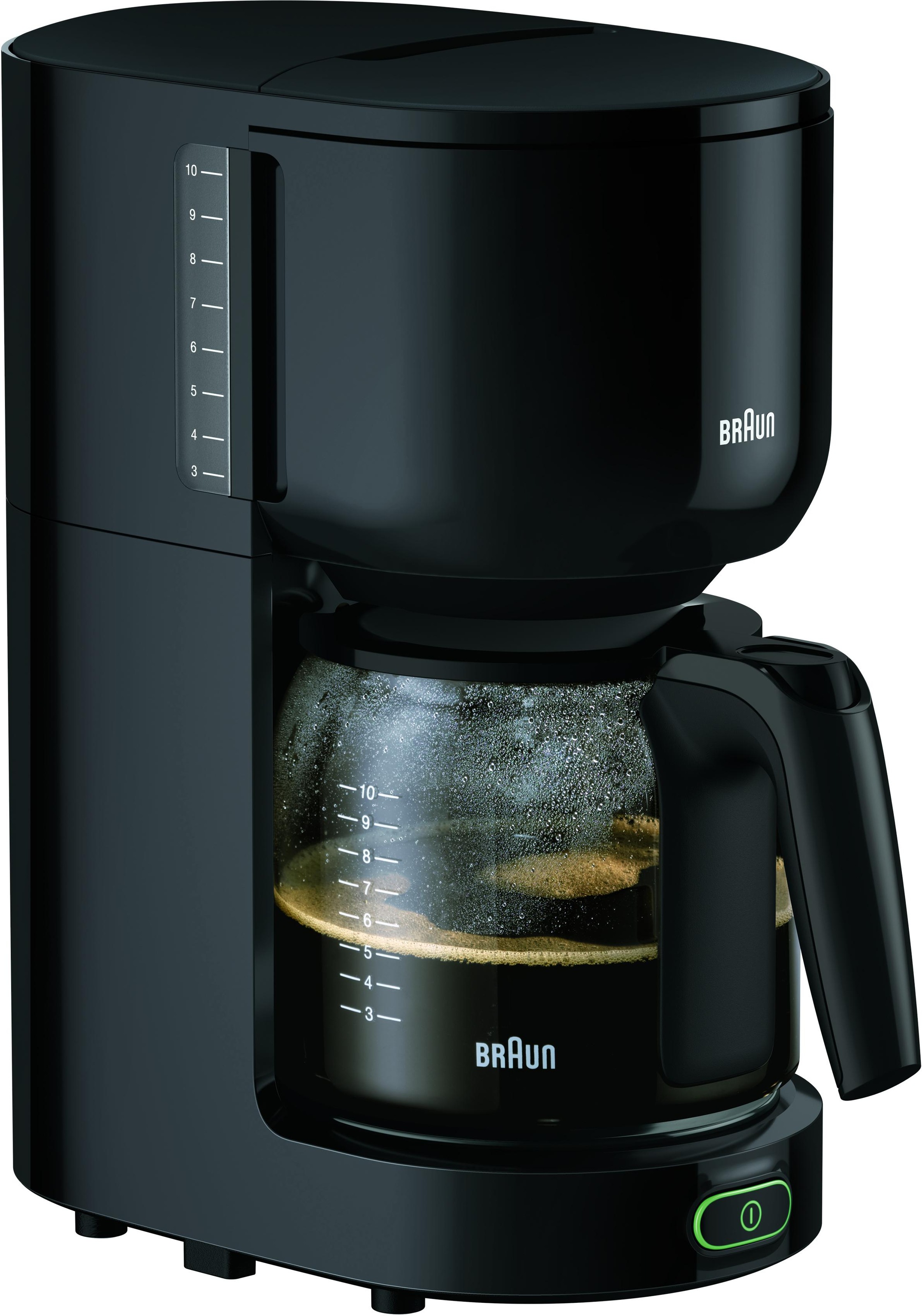 Braun Filterkaffeemaschine »KF 3120 BK«, Papierfilter, 1x4, 1.000 W, automatische Abschaltung, herausnehmbarer Filterkorb