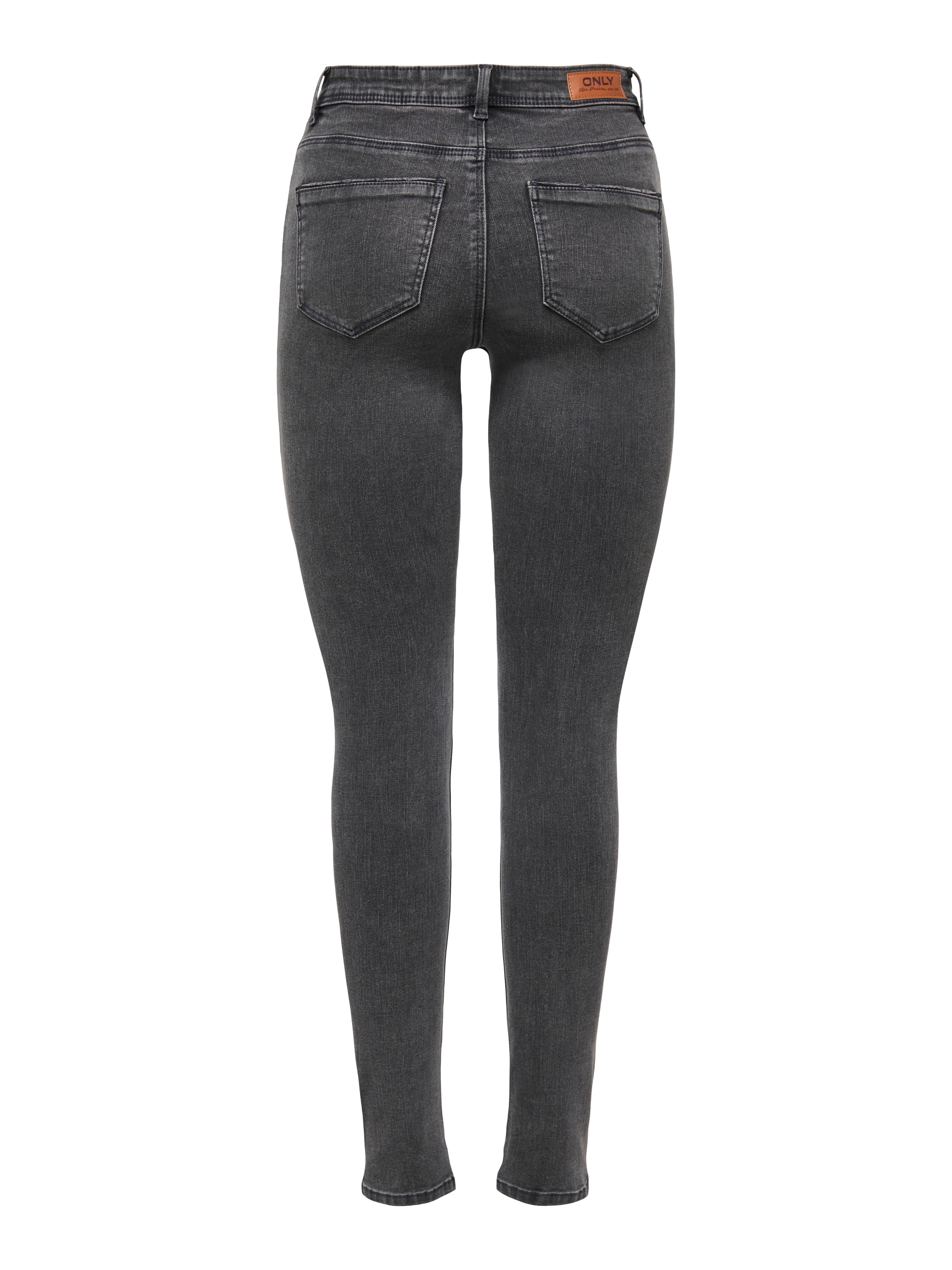 ONLY Skinny-fit-Jeans »ONLWAUW MW SKINNY DNM BOX« Materialmix, skinny fit