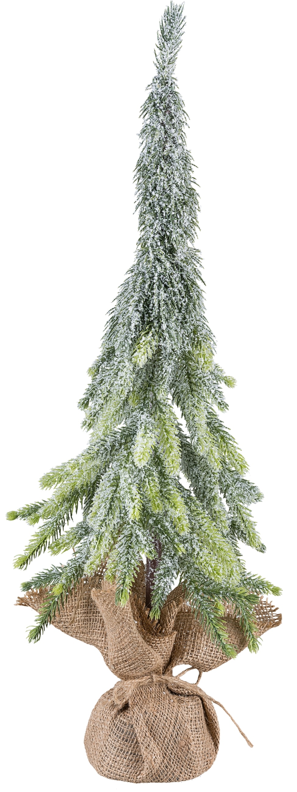 Creativ green Winterliche Kunstpflanze "Fichtenbäumchen", mit Jutesack günstig online kaufen