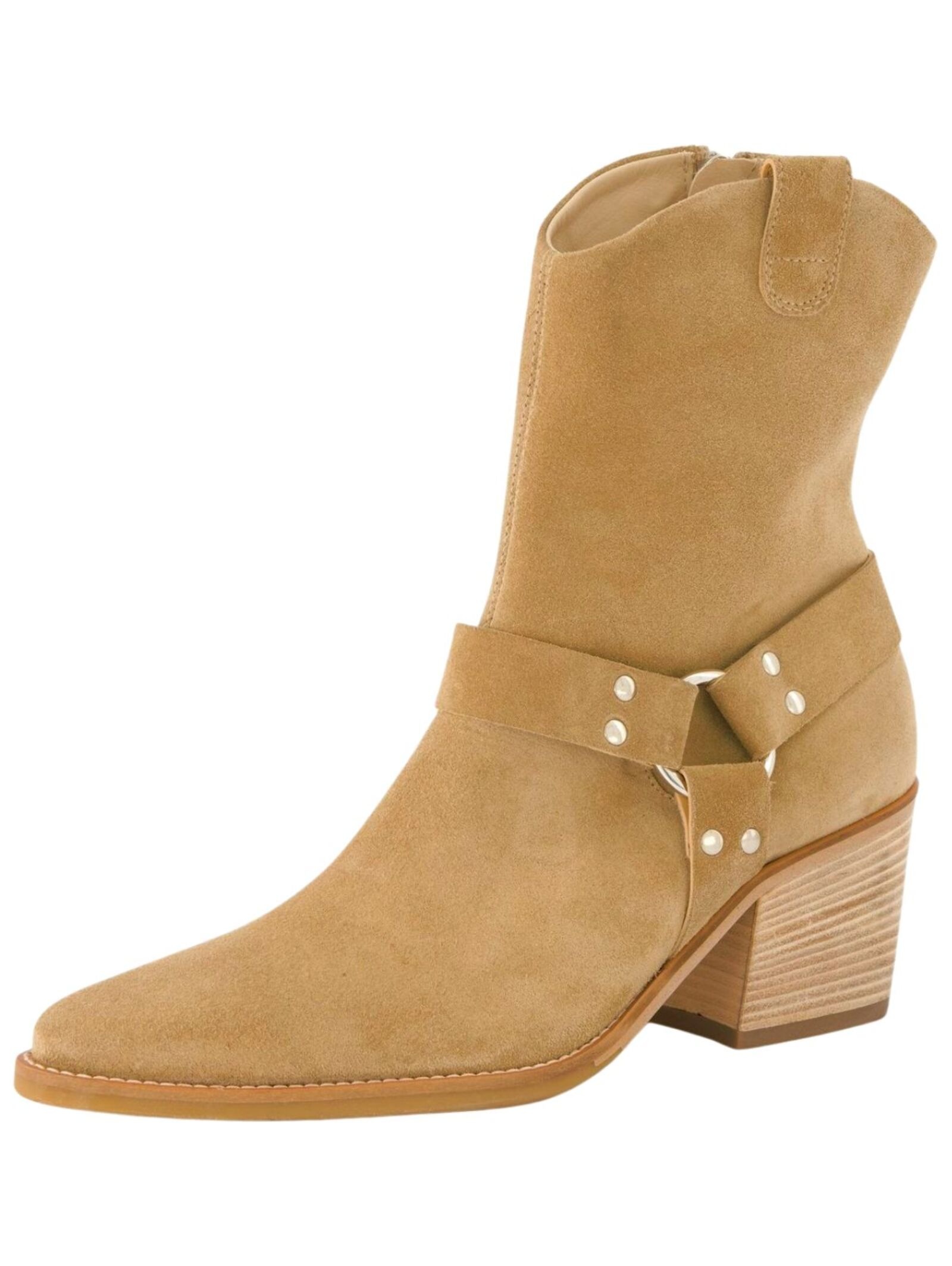 Paul Green Bikerboots "Paul Green Stiefelette Veloursleder" günstig online kaufen