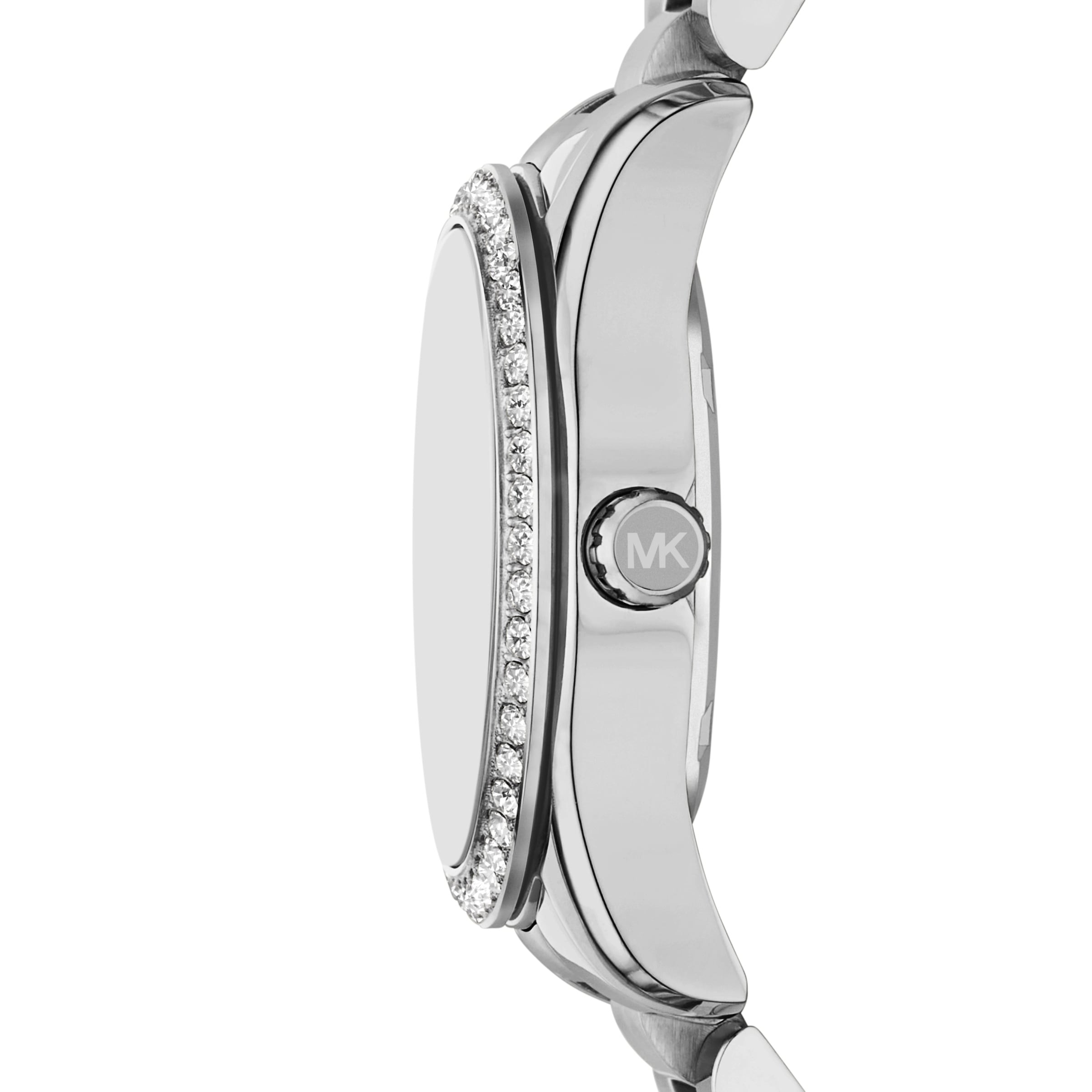 MICHAEL KORS Quarzuhr »LEXINGTON« Armbanduhr, Damenuhr, Edelstahlarmband, analog, Tag, Wochentag