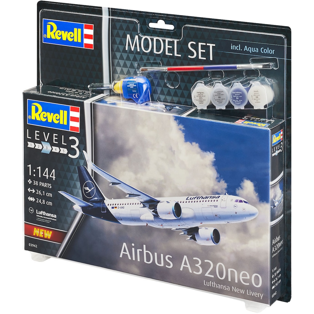 Revell® Modellbausatz »Airbus A320neo Lufthansa«, 1:144