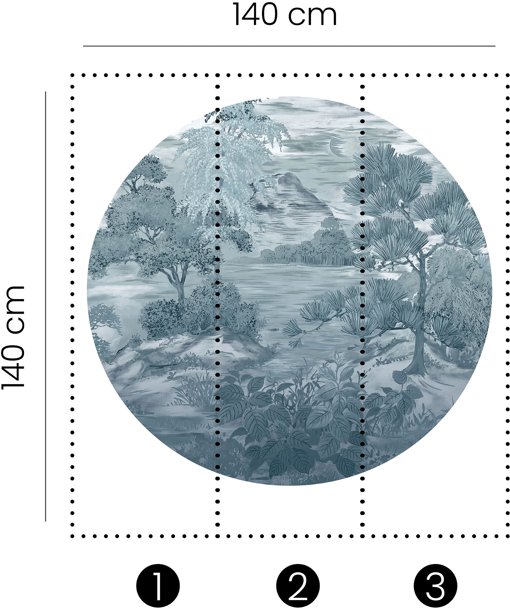 Fashion for walls Fototapete »Fujiyama«, Phthalate frei