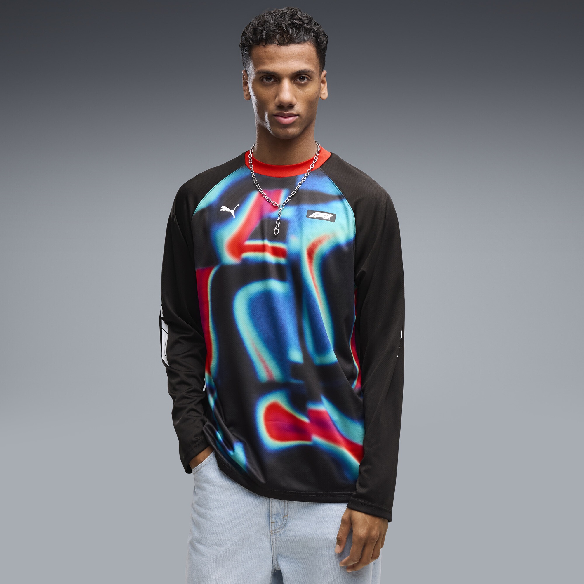 PUMA T-Shirt »F1® Lifestyle Vegas Langarmshirt Herren«