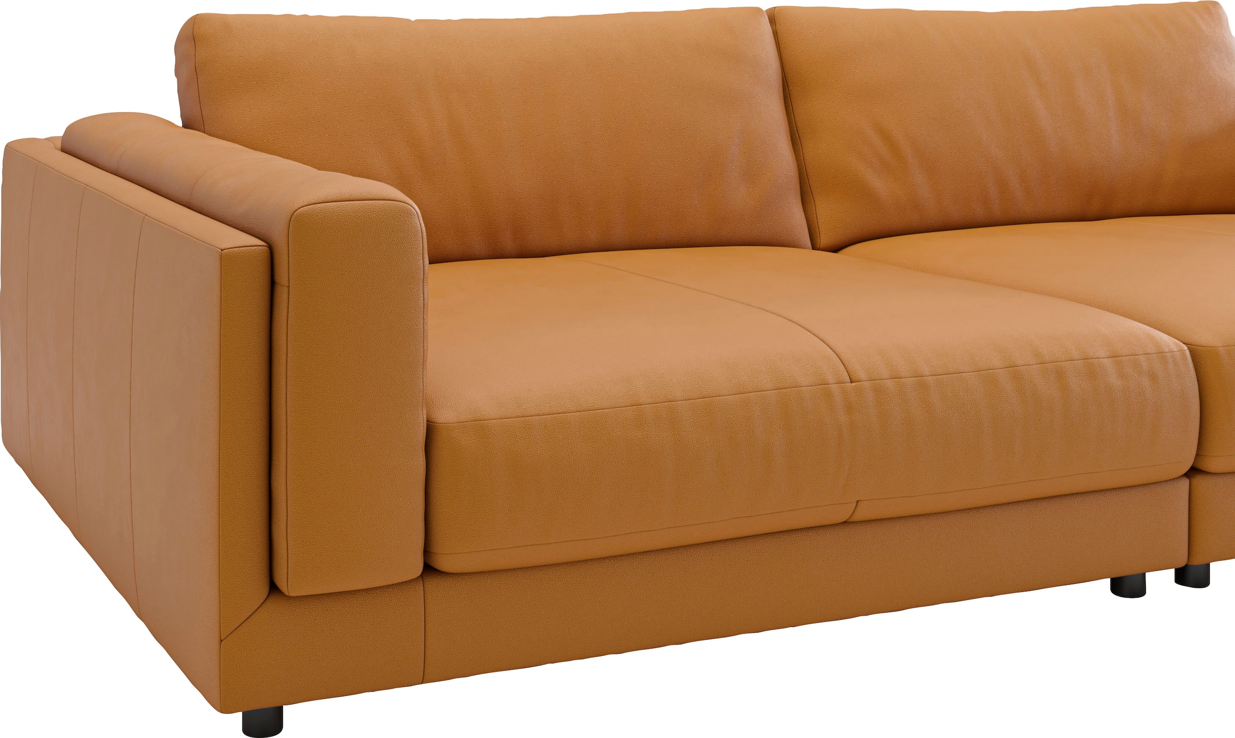 3C Candy Big-Sofa »Karalis mit extra großer Sitztiefe, elegantes Mega Sofa zum Relaxen,«, auch in Cord- oder Leder-Bezug, lose Kissen, loungige Bequemlichkeit
