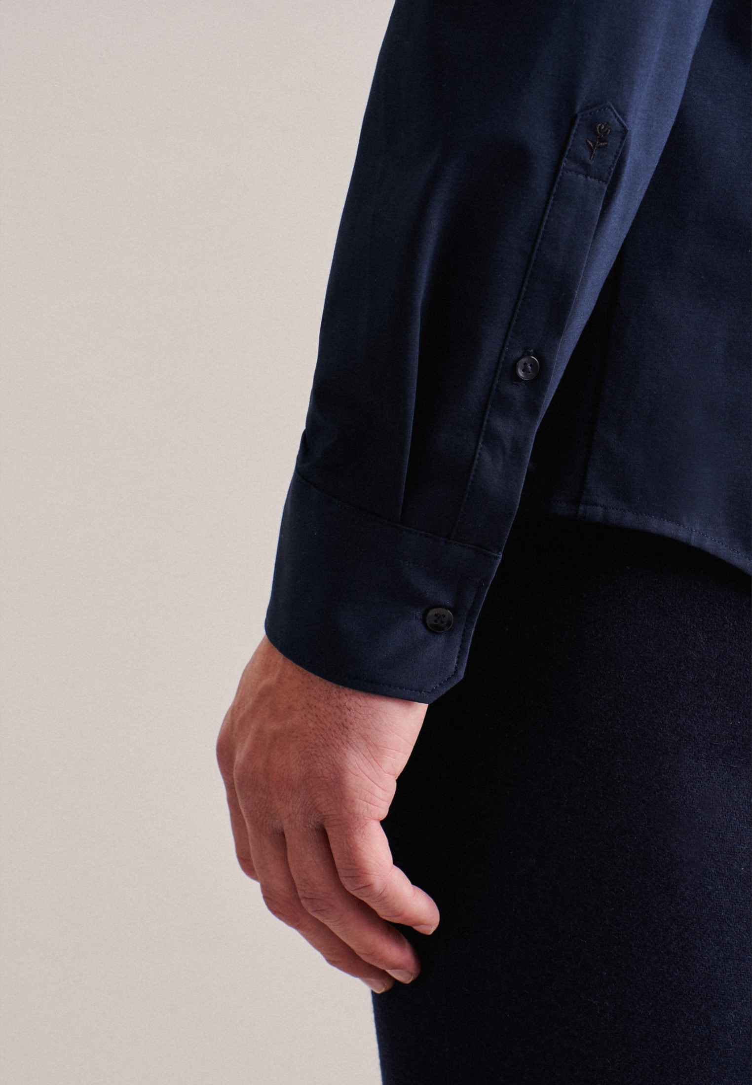 seidensticker Businesshemd »Slim«, Slim Langarm Kentkragen Uni