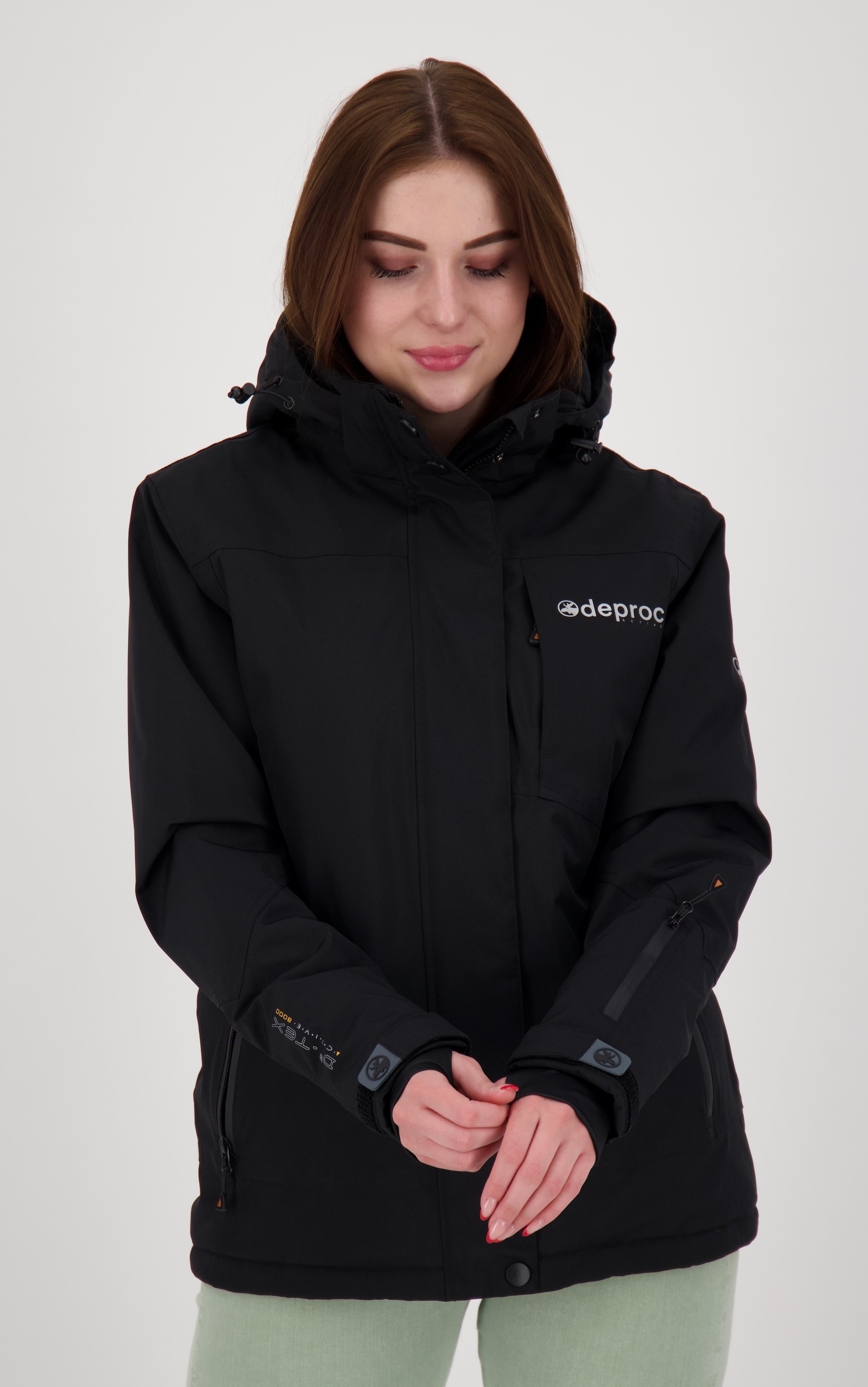 DEPROC Active Winterjacke "MONTREAL WOMEN" mit Kapuze auch in Großen Größen erhältlich