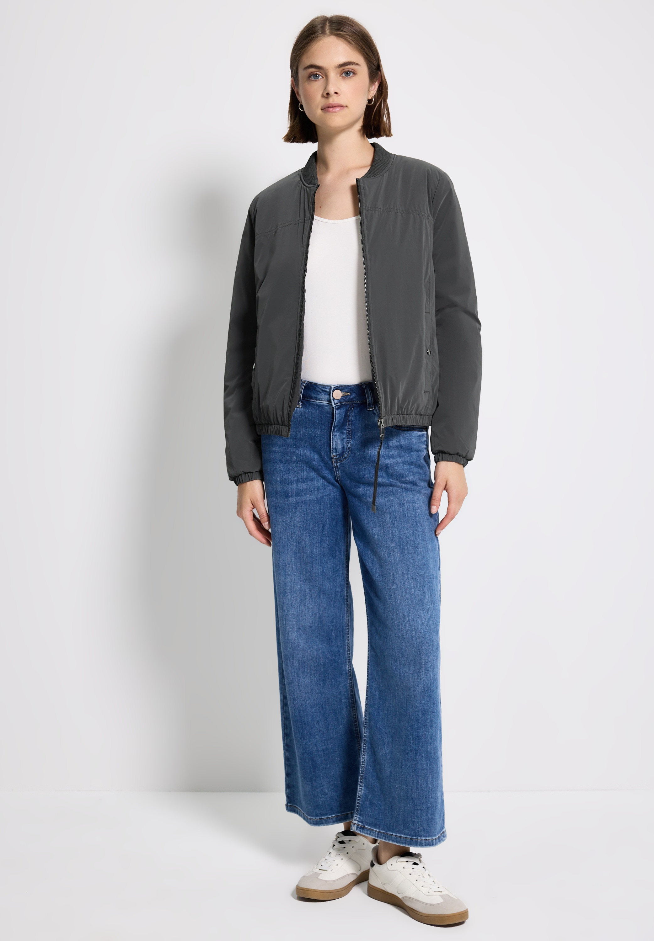 STREET ONE STUDIO Blouson, ohne Kapuze, mit Elastiksaum