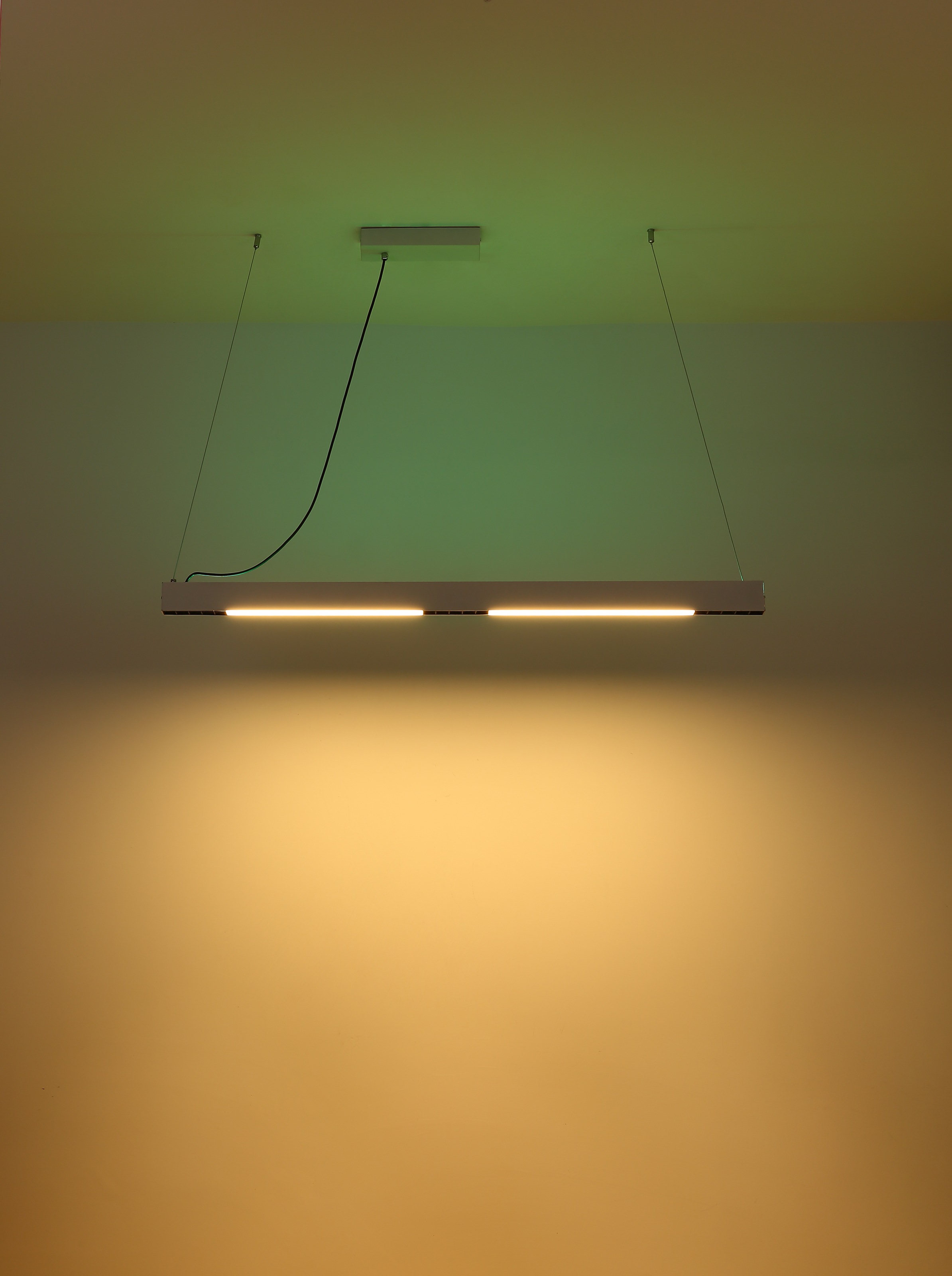 GLOBO LIGHTING Hängeleuchte »HODARI« LED-Modul 1 Stk. Weiß-aluminium Hängeleuchte mit RGB LED, Fernbedienung