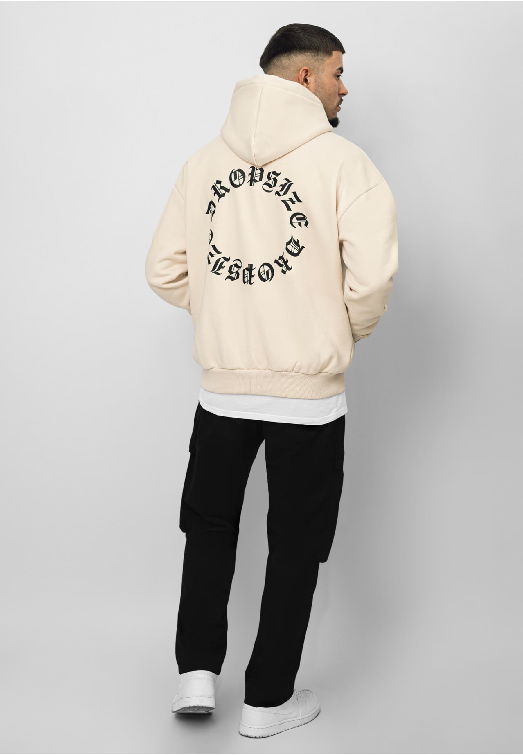 Dropsize Kapuzensweatshirt »Dropsize Herren Heavy Oversize Circle Hoodie«, (1 tlg.)