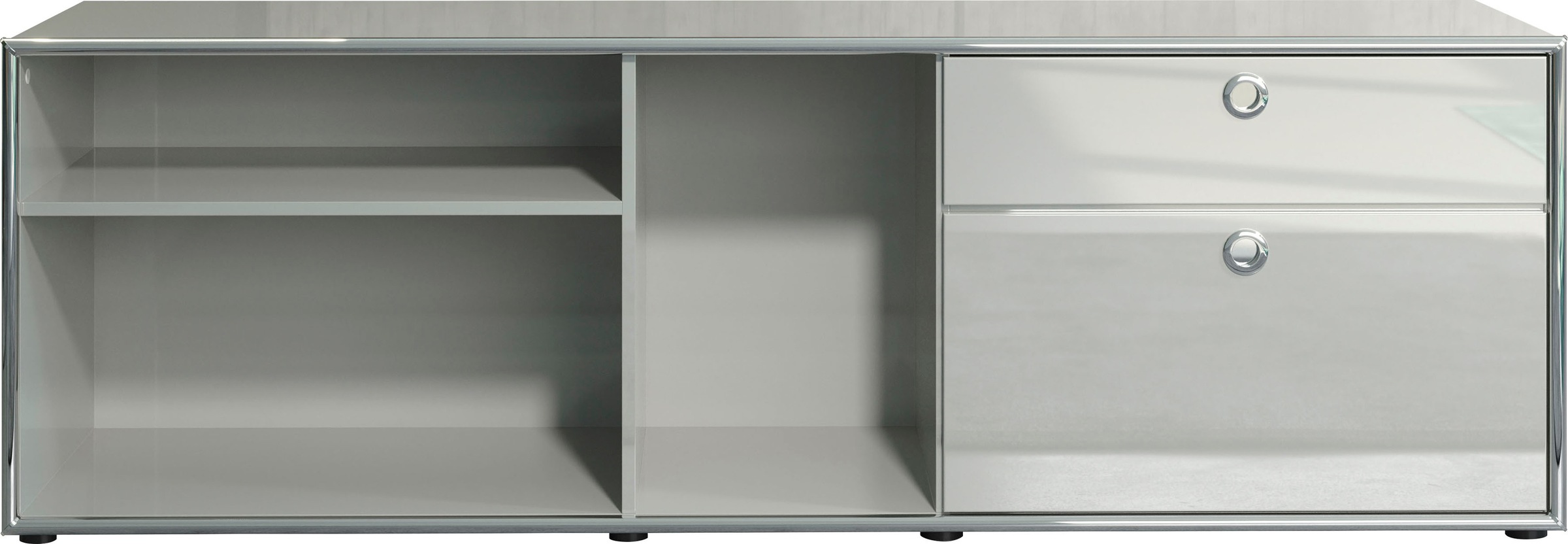 Places of Style Schrank-Set »Imperia«, (Set, 2 St., Infinity), elegante Hochglanzoptik