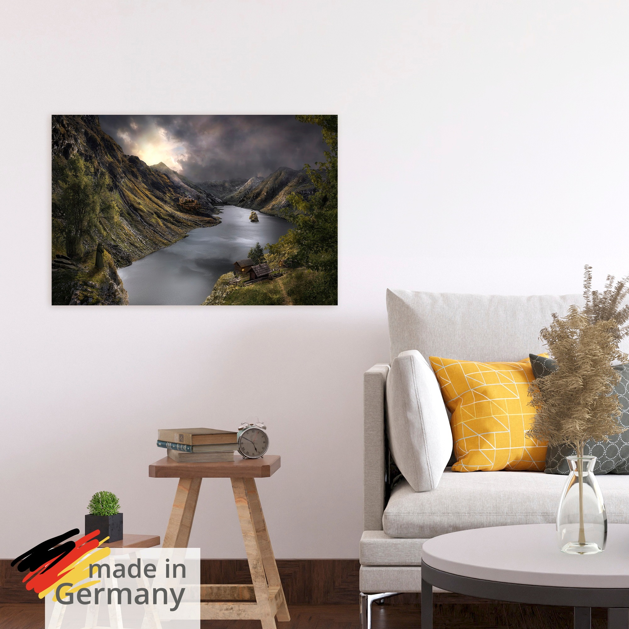 Artland Wandbild »Am großen Fluss« 1 Stk. tlg. als Alubild, Leinwandbild, Poster, Wandaufkleber in verschied. Größen
