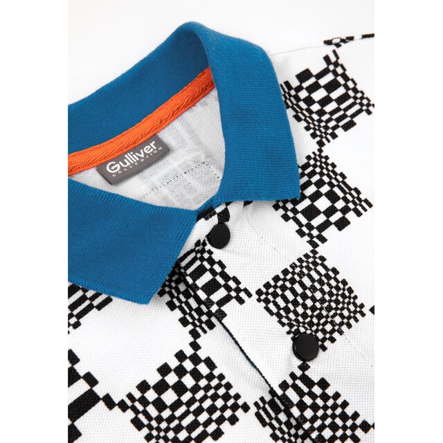 Gulliver Poloshirt, in tollem Karo-Design ▷ bestellen | BAUR