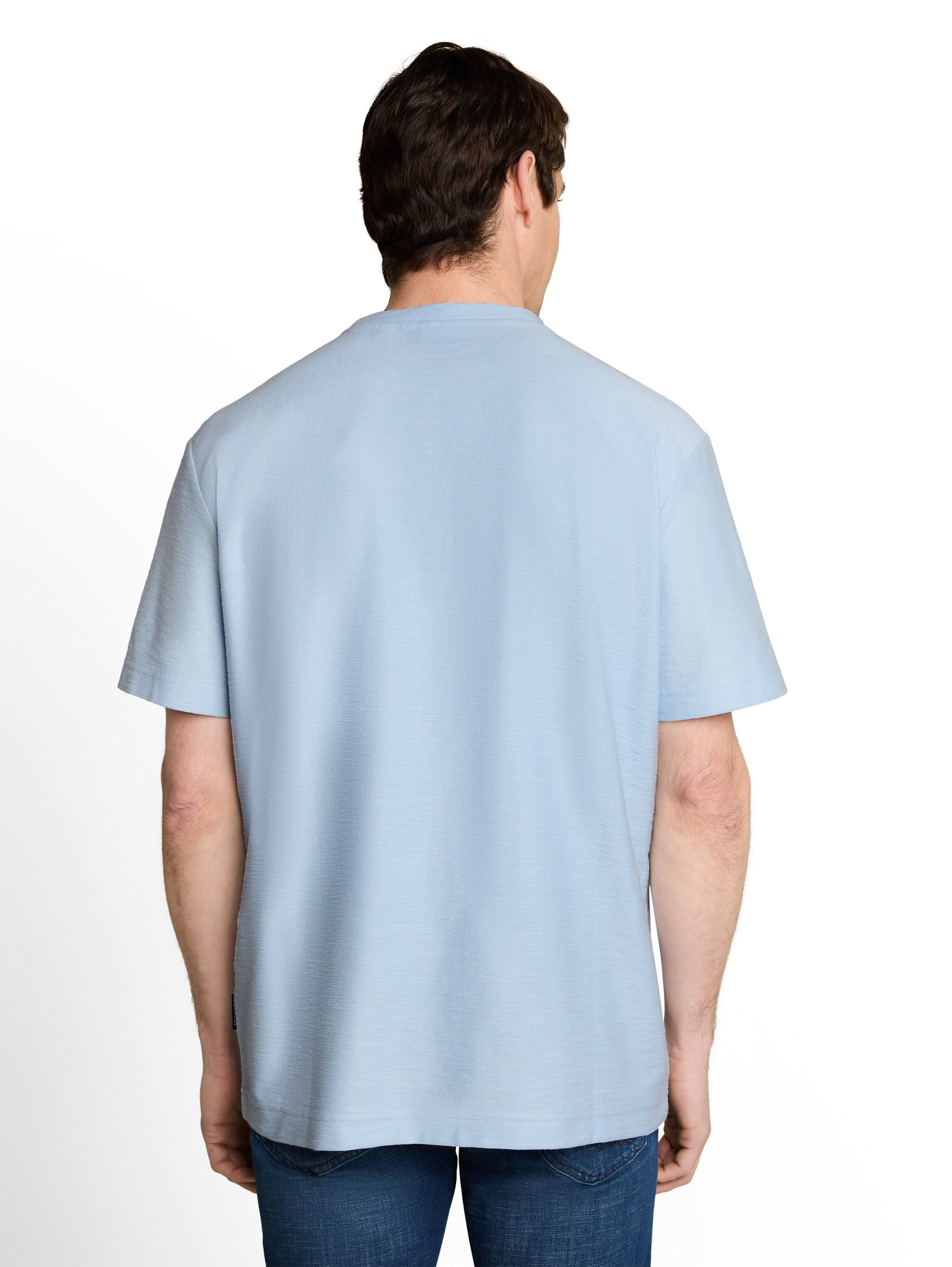 TOM TAILOR Kurzarmshirt unifarben