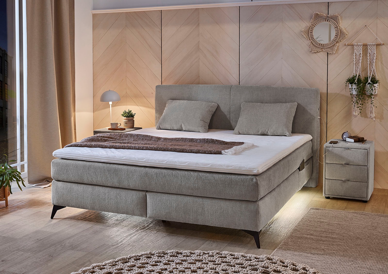Jockenhöfer Gruppe Boxspringbett "Kira in den Breiten 160x200 & 180x200cm", günstig online kaufen