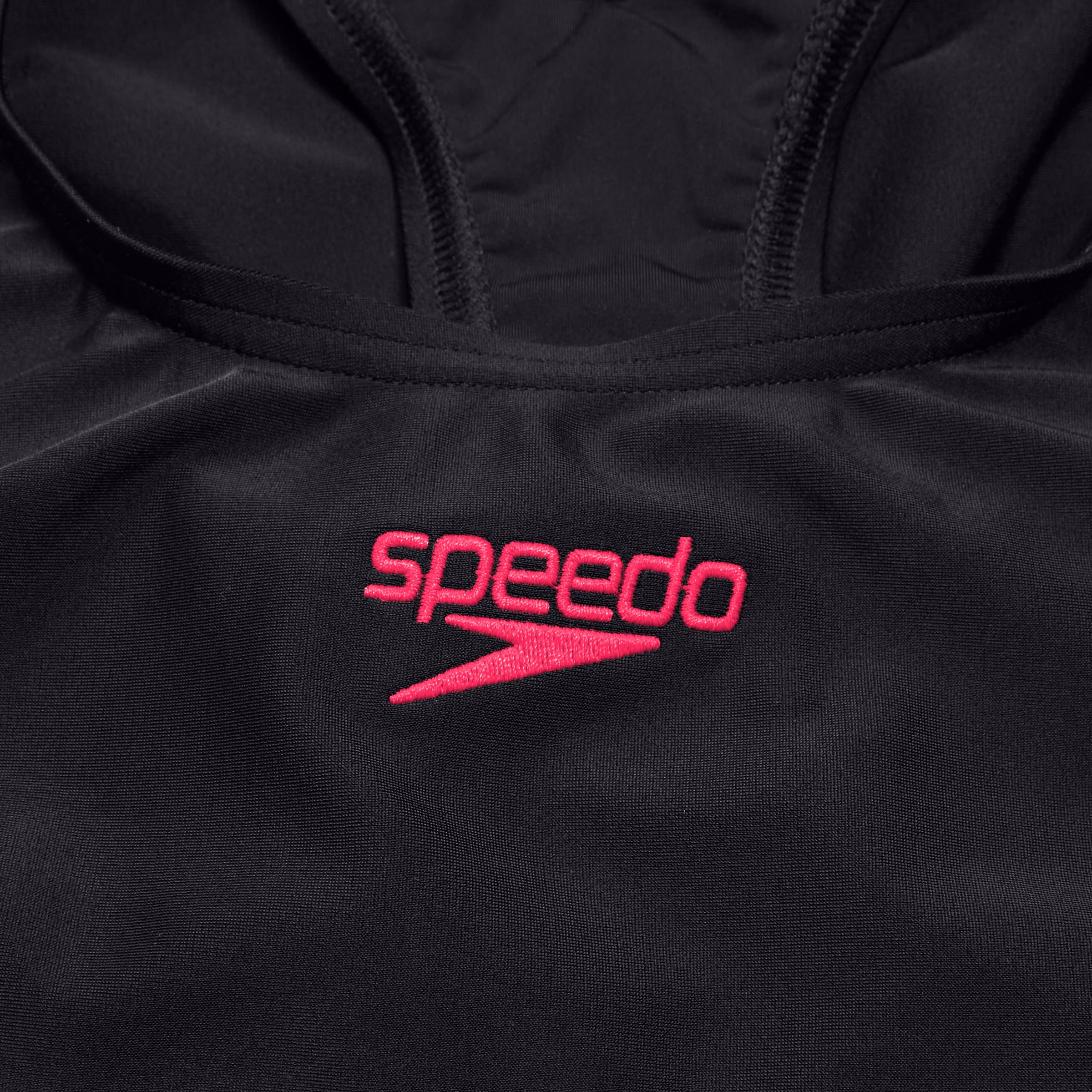 Thumbnail - Speedo Bandeau-Bikini "PLMT 2PC AF BLACK/PURPLE" 2 Stk. zweiteiliges Set, Bandeau-Schnitt, bequemer Sitz, strapazierfähi...