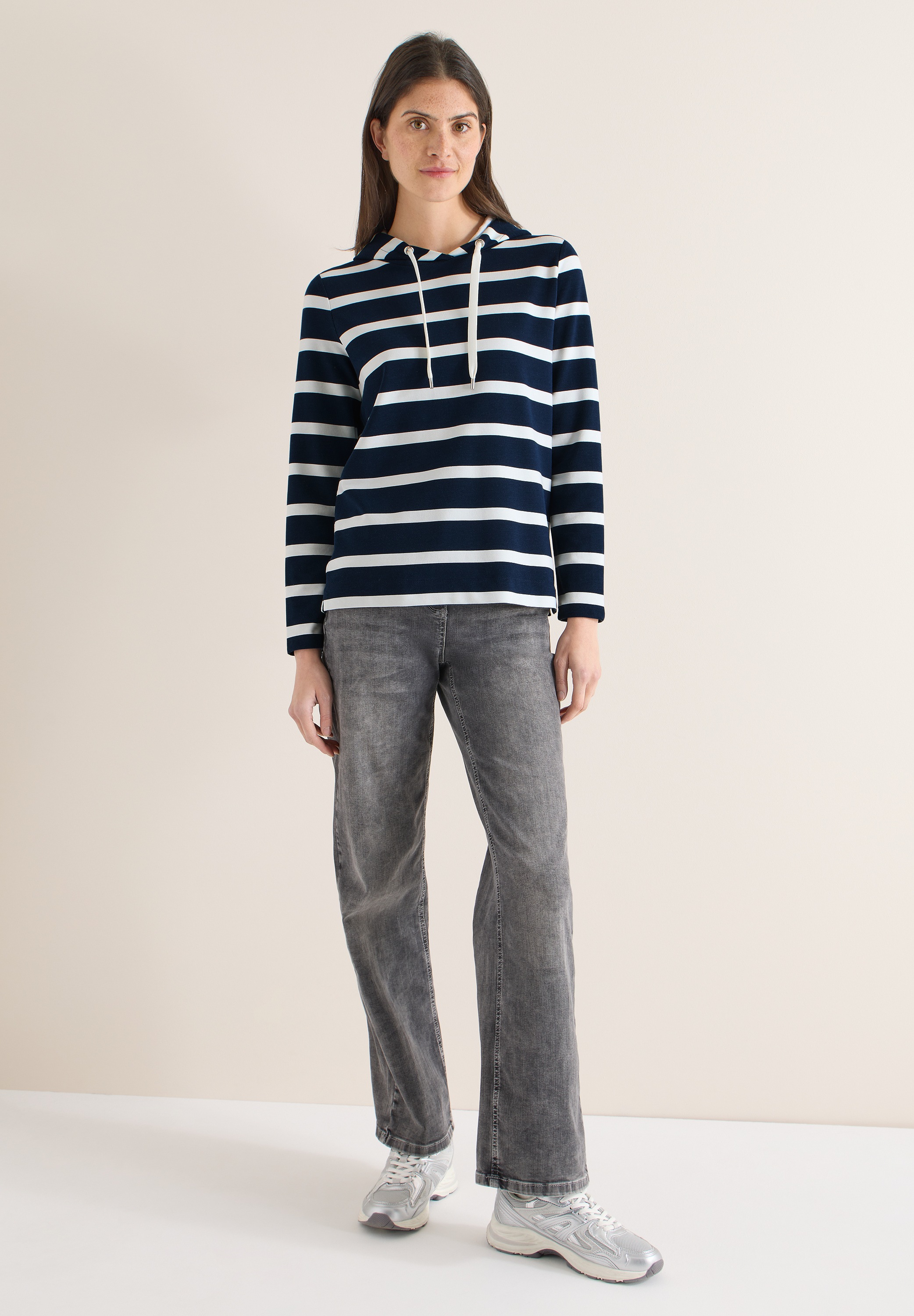 Cecil Langarmshirt mit Kapuze