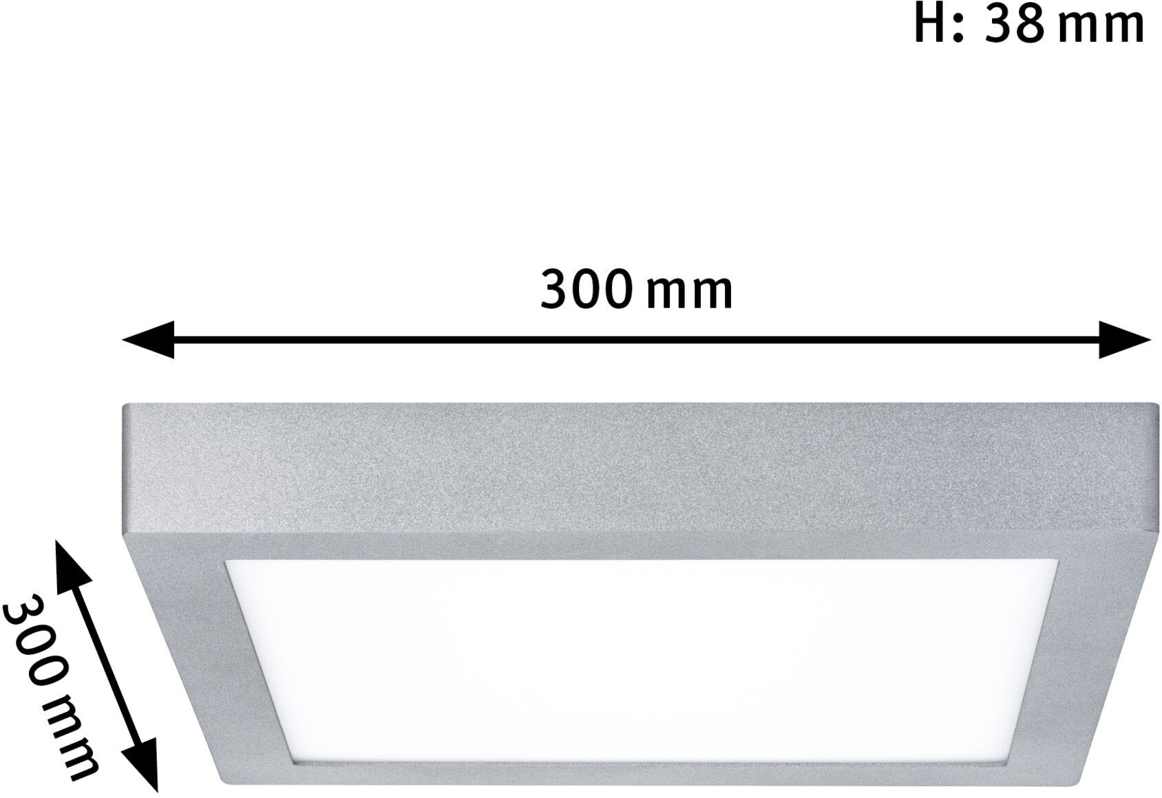 Paulmann LED Deckenleuchte »Carpo«, 1 flammig, Leuchtmittel LED-Modul | LED fest integriert, LED-Modul, LED Deckenlampe