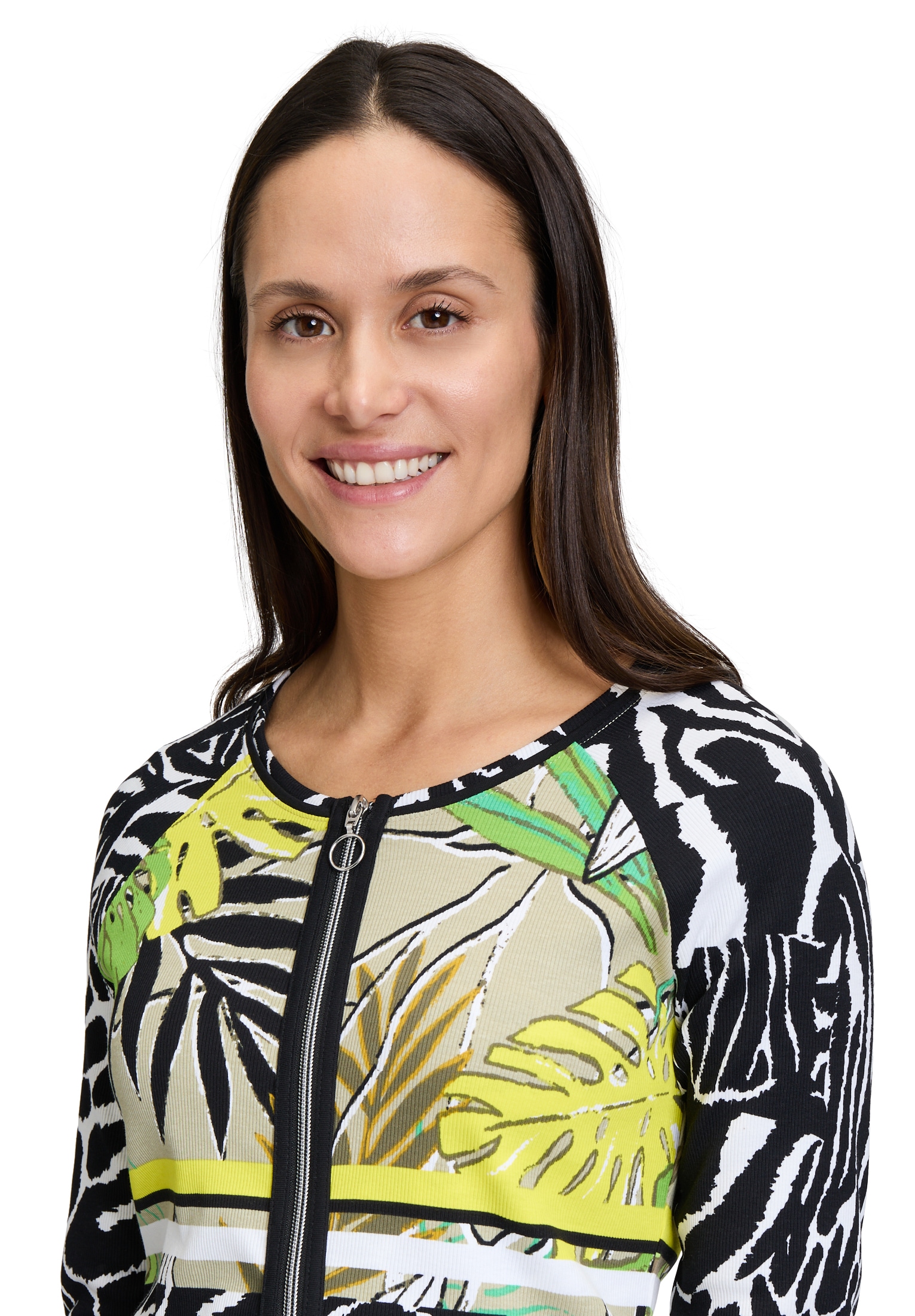 Betty Barclay Shirtjacke »Betty Barclay Shirtjacke mit Rippenstruktur«, (1 tlg.), Druck
