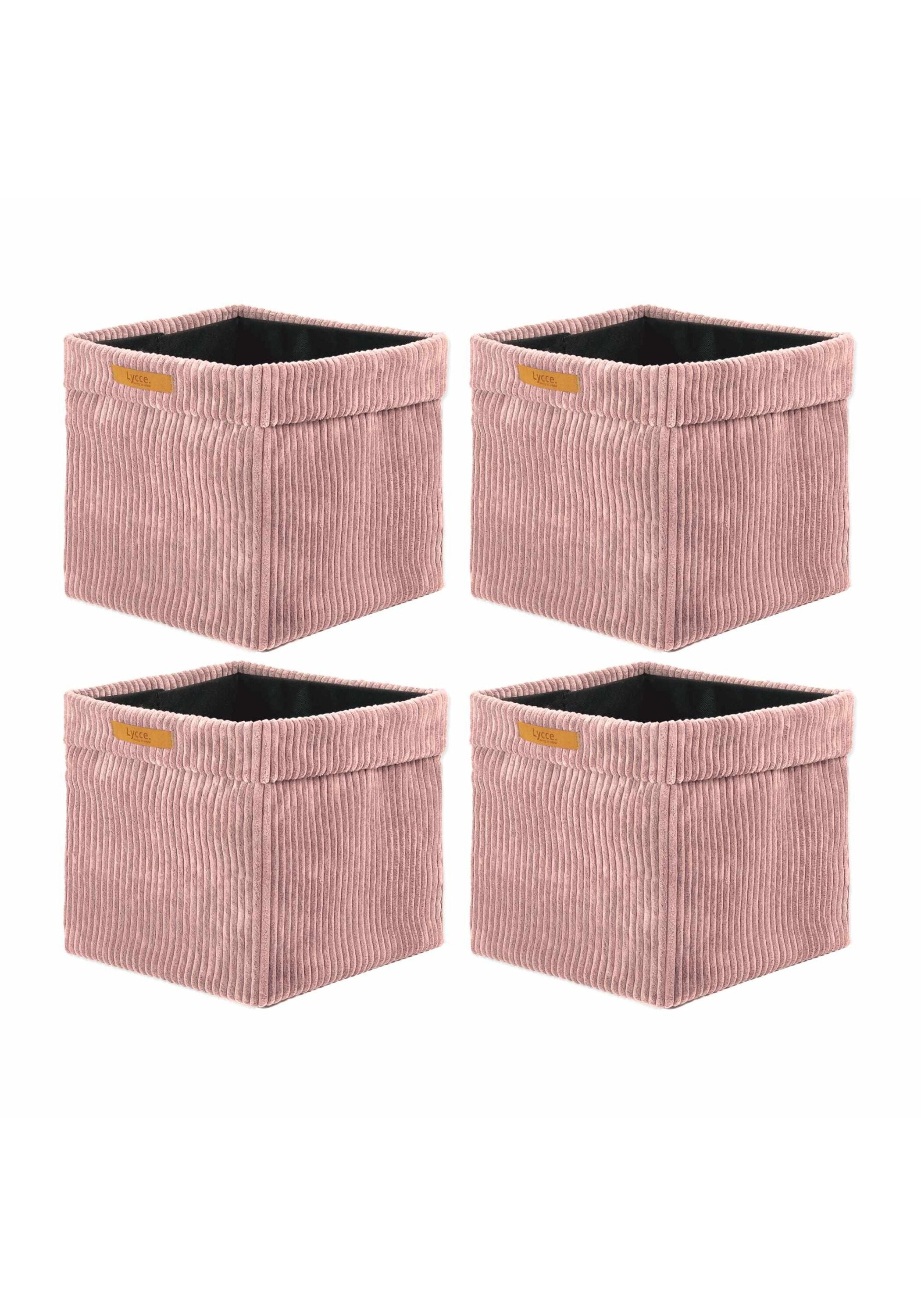 Lycce Aufbewahrungsbox "Aufbewahrungskorb Faltbare Aufbewahrungsbox Cord 4P 4er Pack"
