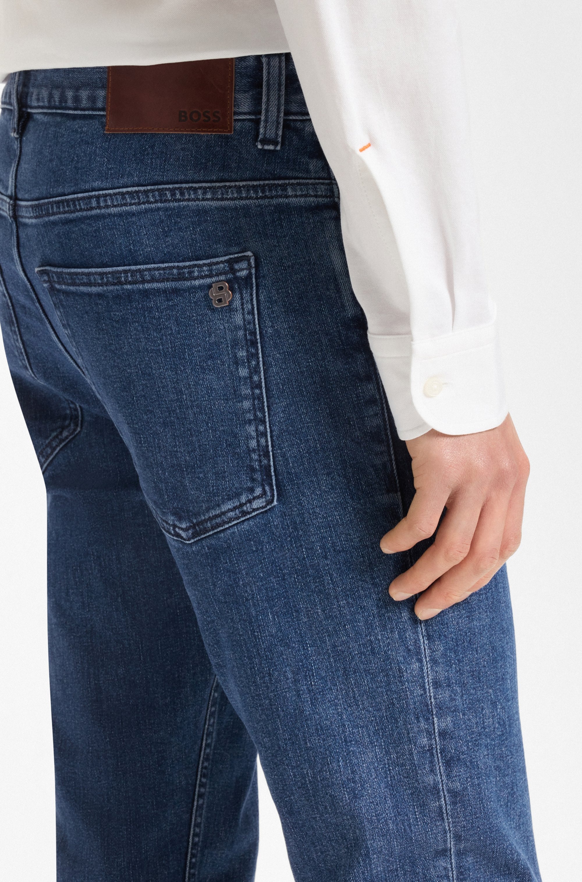 BOSS ORANGE Slim-fit-Jeans "Delaware", in dezenter Waschung günstig online kaufen