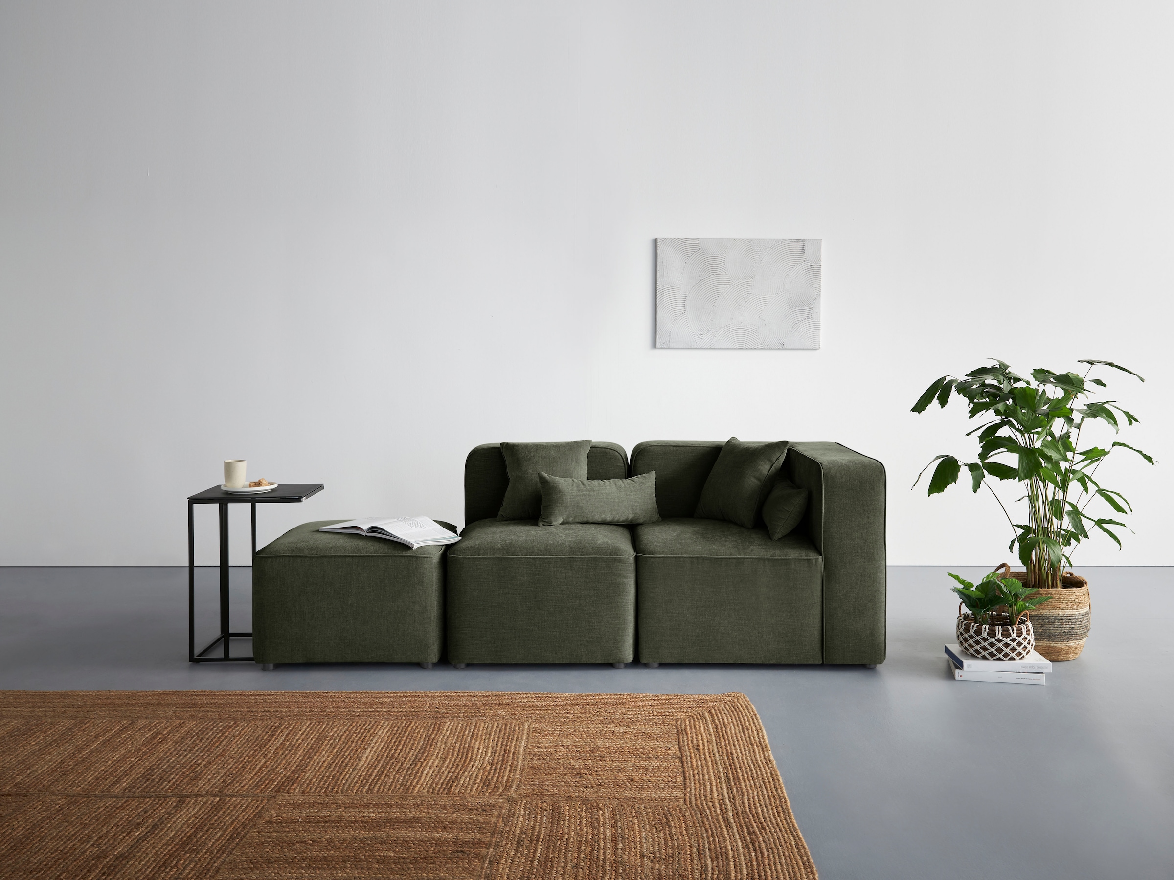 andas 3-Sitzer »Sundstrup«, Modulserie, individuelle Zusammenstellung