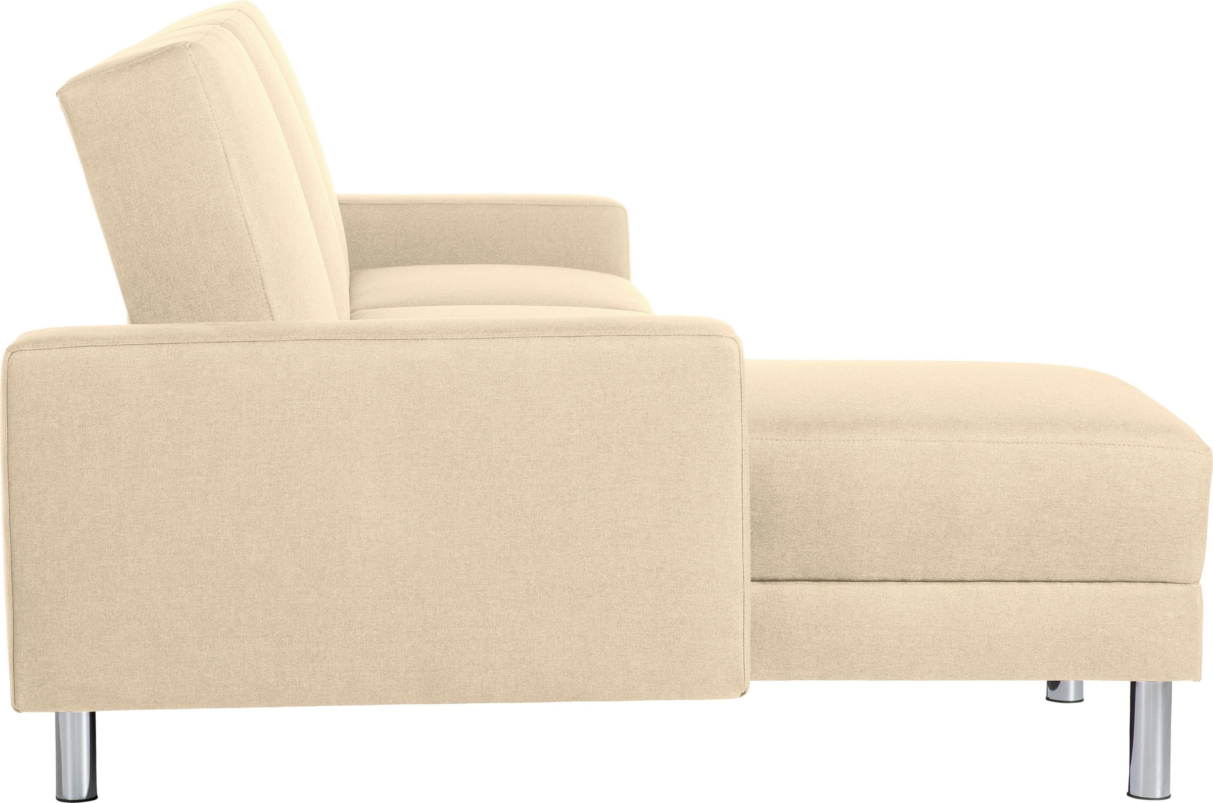 Max Winzer® Schlafsofa »Just Fresh«, mit Rückenverstellung, inklusive Stauraumhocker